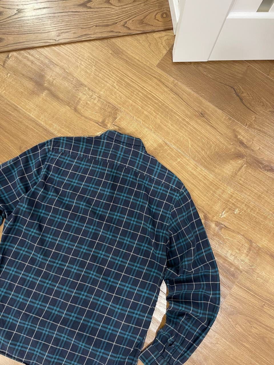 Vintage Burberry Nova Check Long Sleeve Button Up Pyjama Shirt Size L