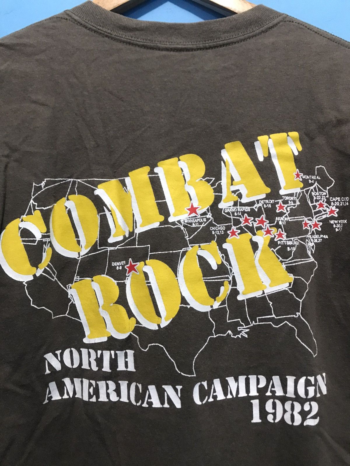 Band Tees The Clash “Combat Rock North American Tour” T Shirt Size US S / EU 44-46 / 1 - 10 Thumbnail