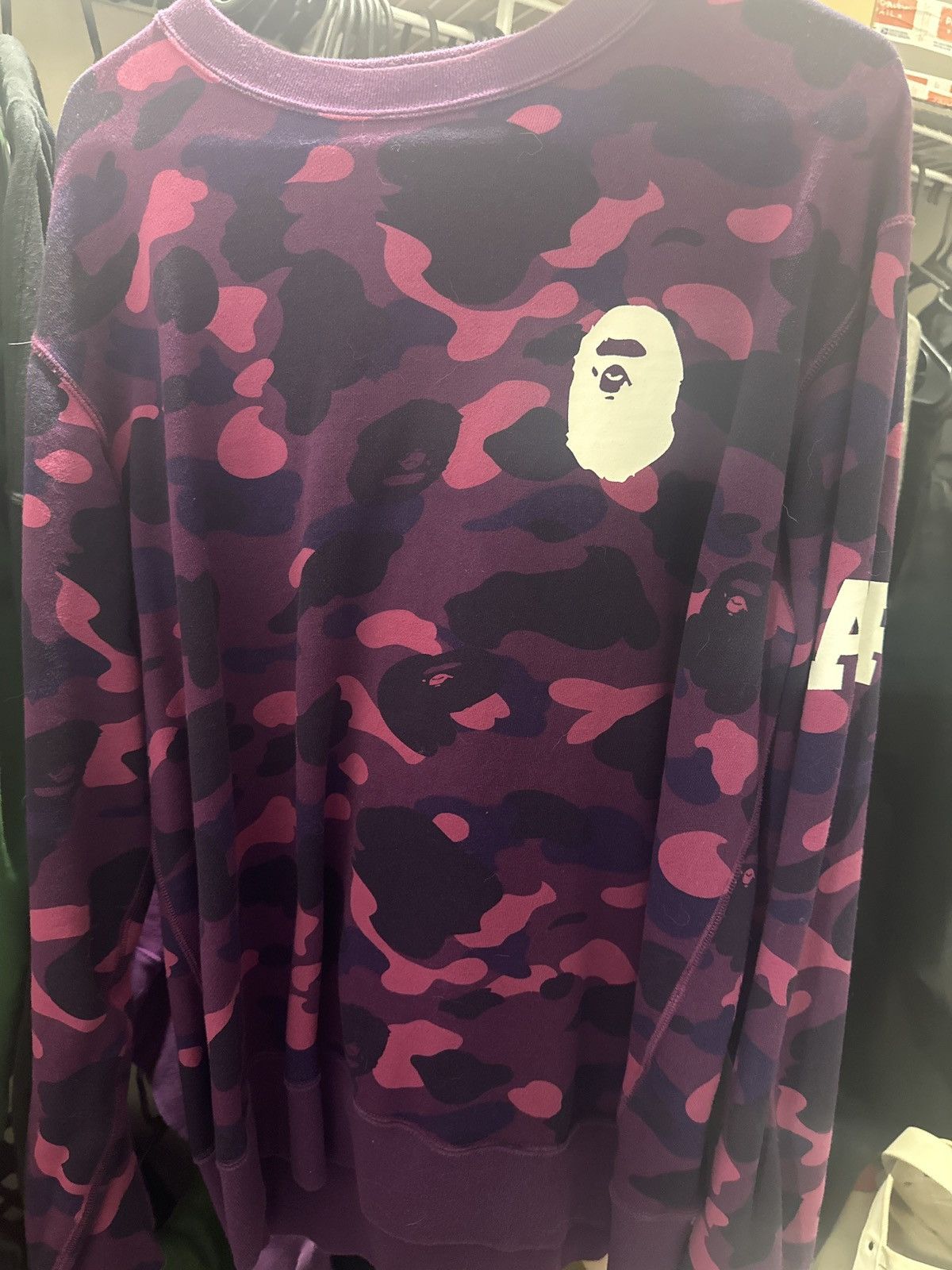 Bape Bape purple camo crewneck Size US XL / EU 56 / 4 - 1 Thumbnail