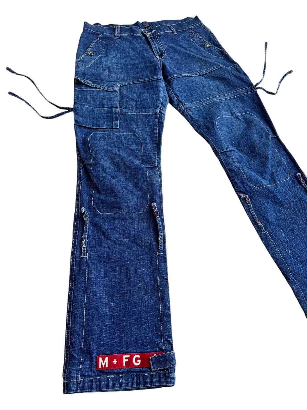 Marithe + Francois Girbaud Japanese Brand Marith Francois Gilbaud Jeans Size US 32 / EU 48 - 8 Thumbnail