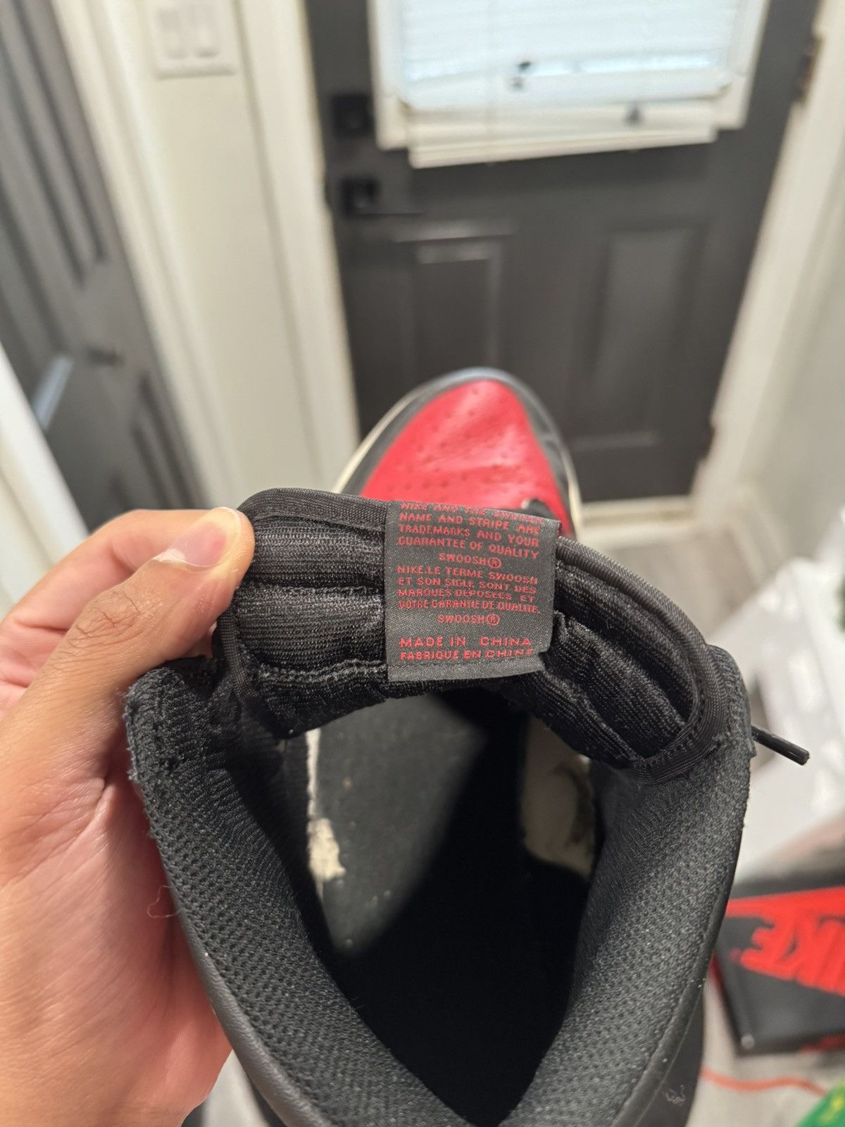 Jordan Brand JORDAN 1 BRED TOE Size US 12 / EU 45 - 10 Thumbnail