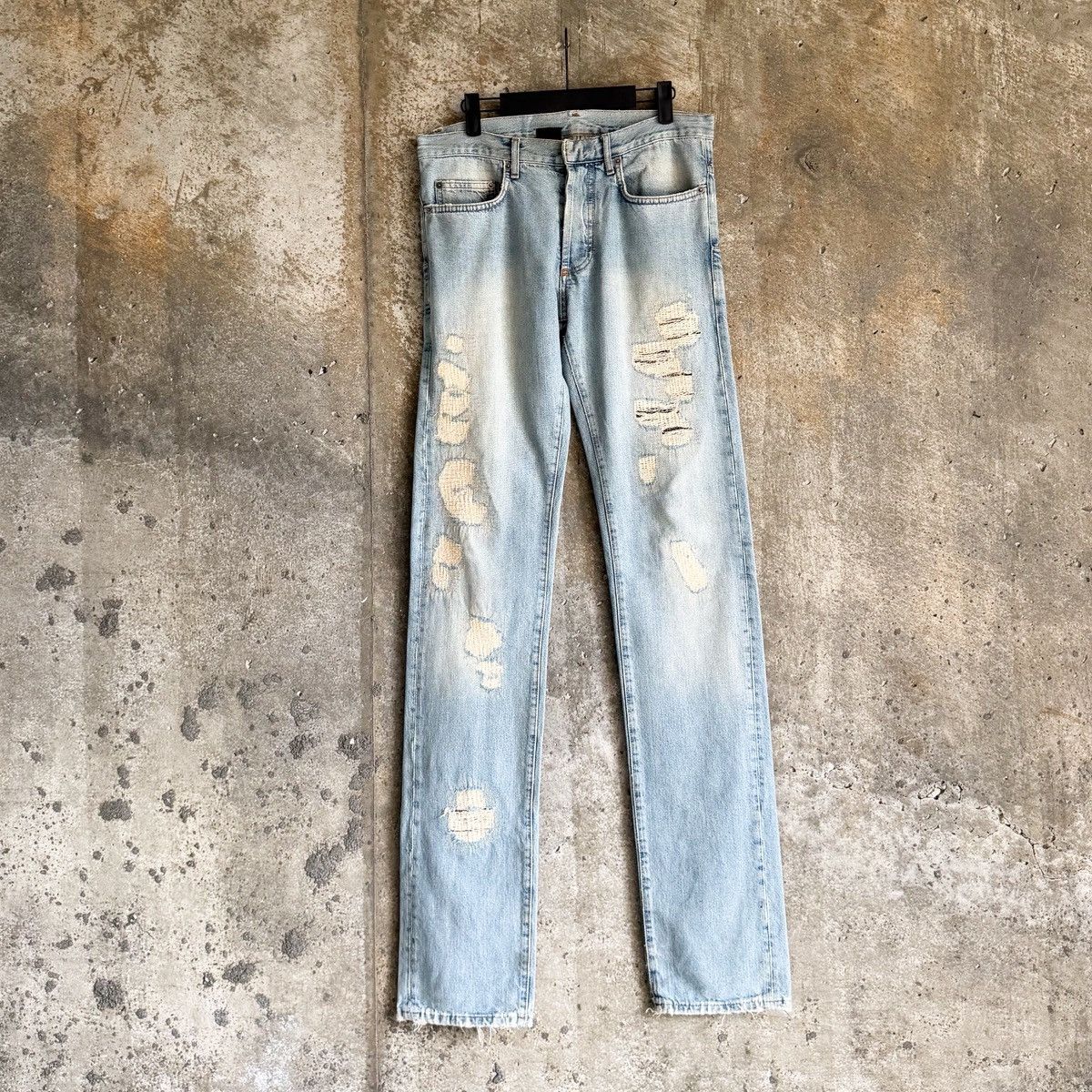 Dior Dior By Hedi Slimane RUNWAY SS06 CRASH Repair Denim Size US 32 / EU 48 - 1 Thumbnail