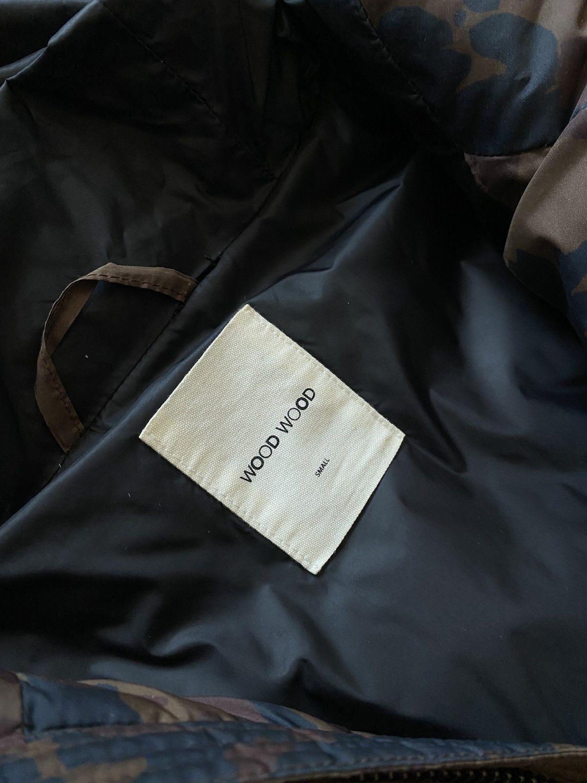 Wood Wood Wood Wood Camo Brown/Black Down Jacket Size US M / EU 48-50 / 2 - 6 Thumbnail