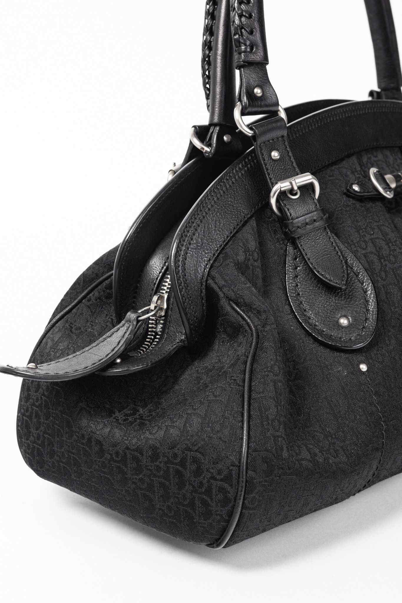 Dior Christian Dior My Dior Black Logo-Jacquard Frame Bag Size ONE SIZE - 9 Thumbnail