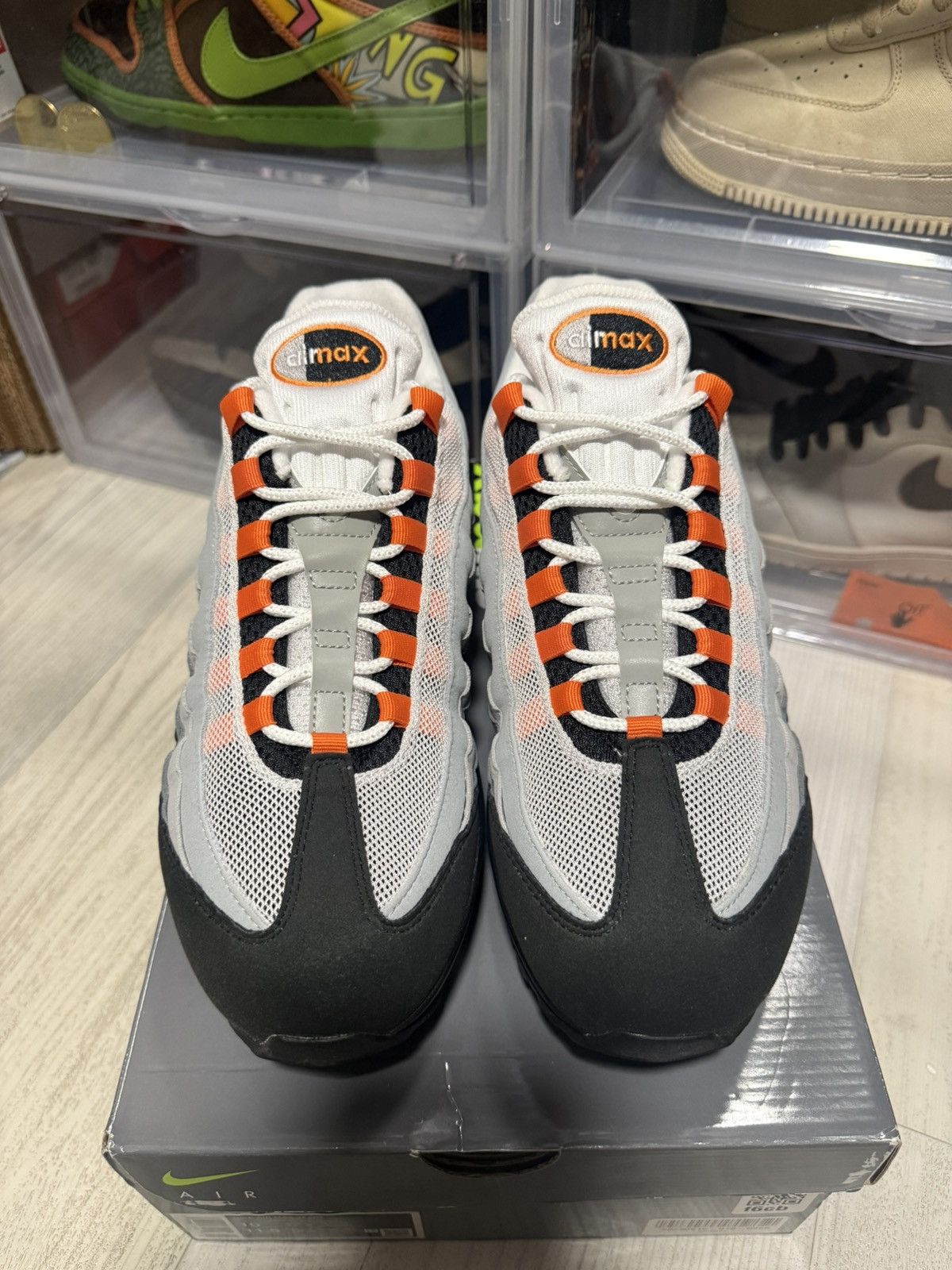Nike Air Max 95 OG Big Bubble Bright Mandarin Orange Size US 10 / EU 43 - 4 Thumbnail