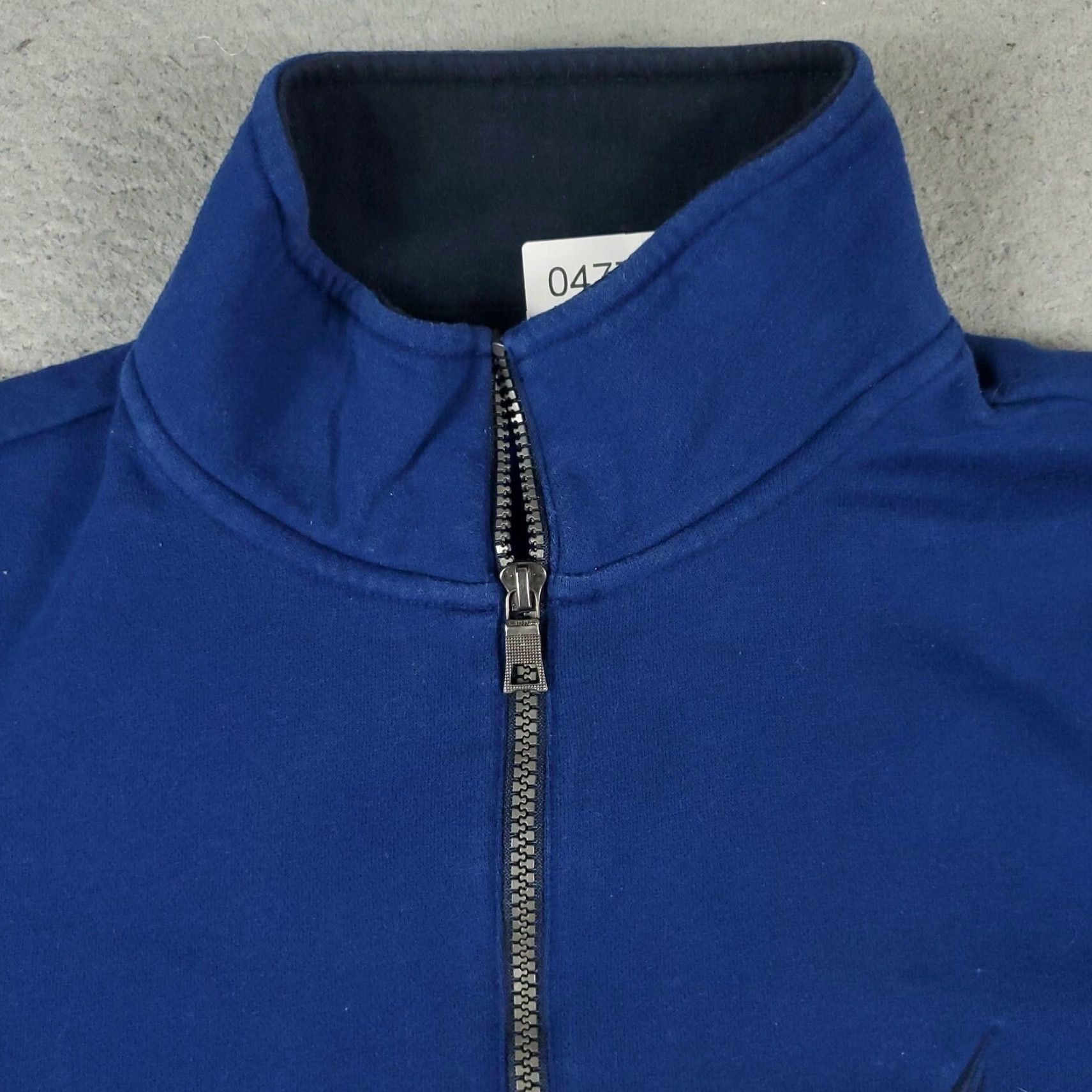 Nautica Nautica Mens Medium Blue Casual 1/4 Zip Up Pullover Sweatshirt Extra Large XL Size US M / EU 48-50 / 2 - 2 Thumbnail