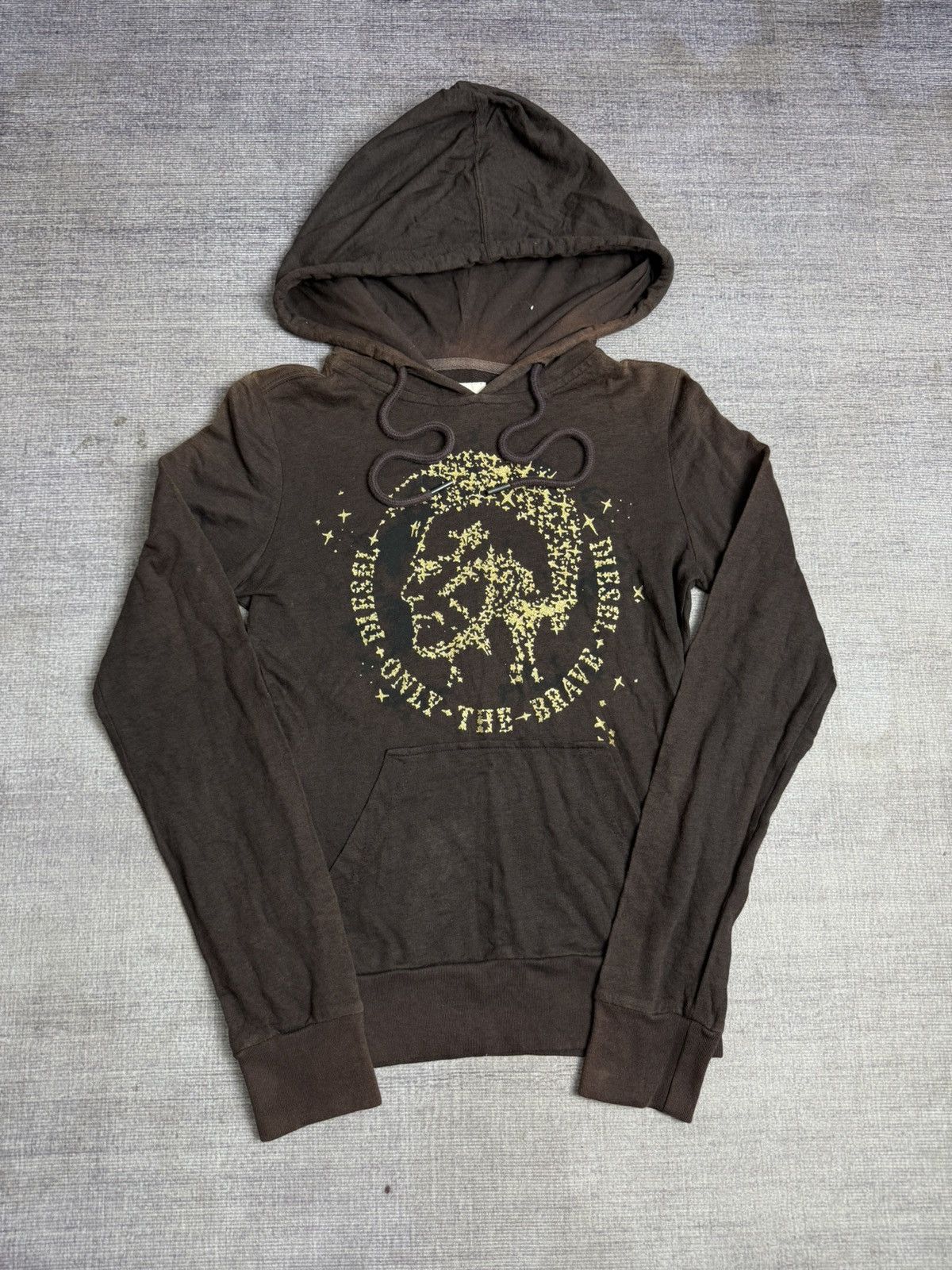 Diesel DIESEL FEDED STUDED STYLE HOODIE Size US M / EU 48-50 / 2 - 1 Thumbnail