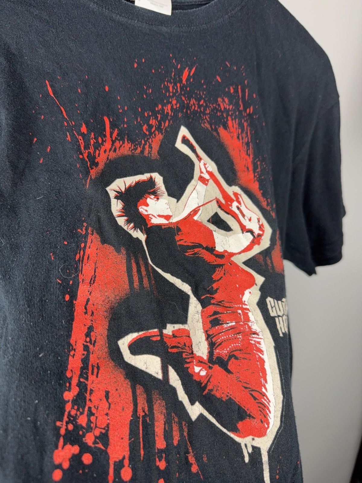 Vintage 2009 PromoGuitar Hero 5 Graphic Game T-Shirt Black Gildan Size US L / EU 52-54 / 3 - 9 Thumbnail