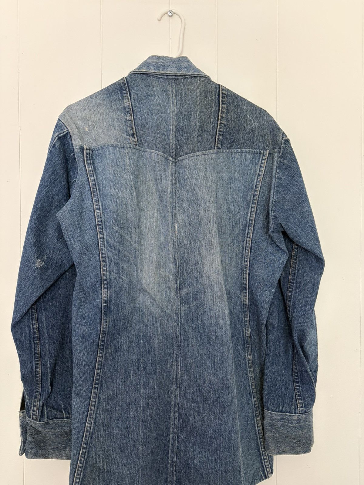 Levi's Made & Crafted Very rare experimental Levi's orange denim button up Size US L / EU 52-54 / 3 - 3 Thumbnail