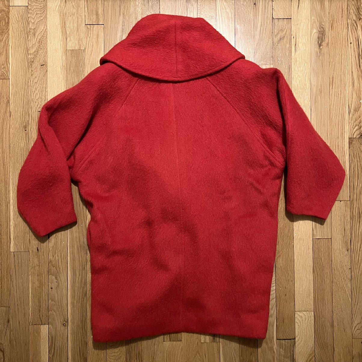 Other Vintage Caroline Rose Large Red Wool 3/4 Sleeve Jacket Size L / US 10 / IT 46 - 5 Thumbnail