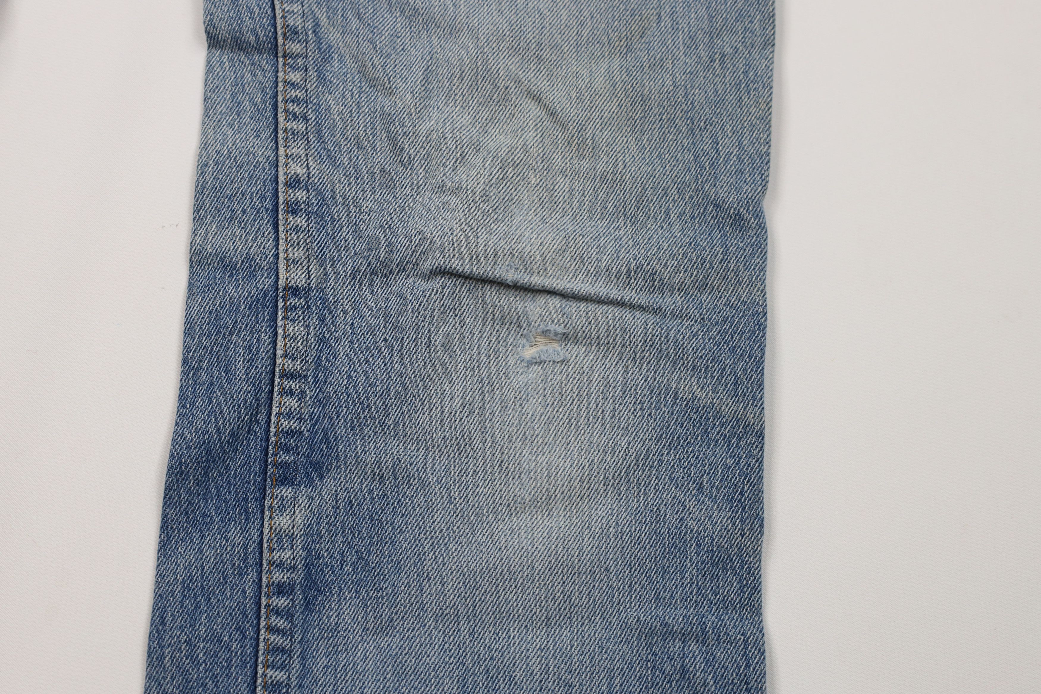 Vintage Vintage 70s Streetwear Straight Leg Denim Jeans Blue USA Size US 30 / EU 46 - 5 Thumbnail