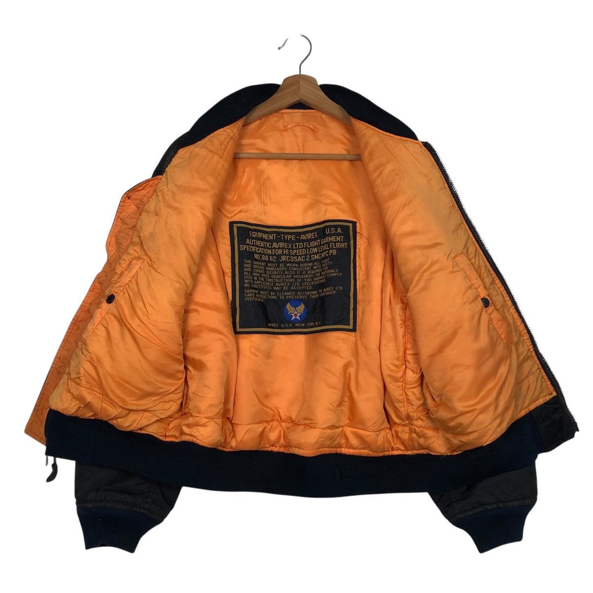 Avirex 📌Vintage Ma-1 Bomber Jacket Fly Military Avirex Big Logo Size US XS / EU 42 / 0 - 14 Thumbnail