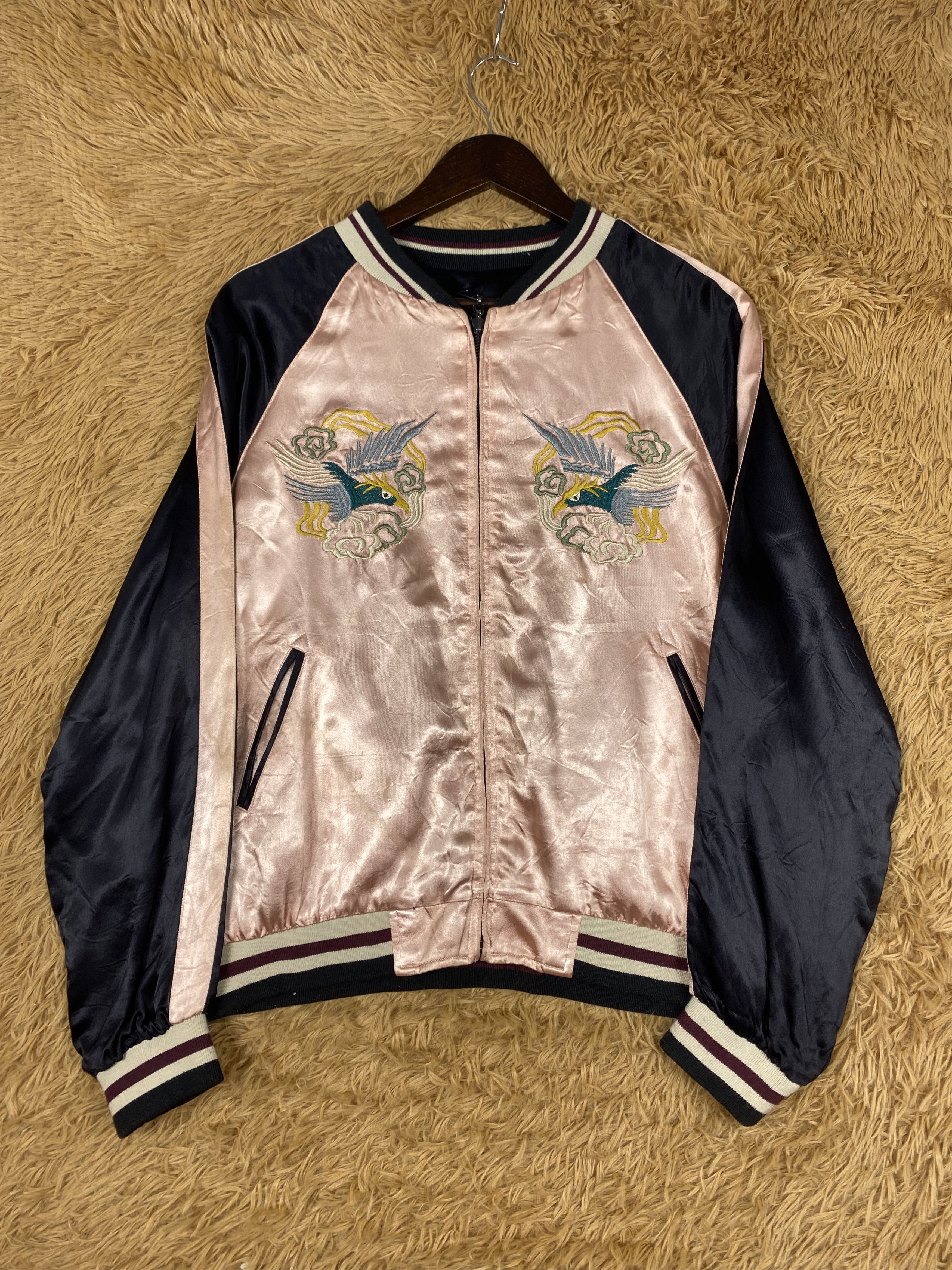 Zara Vintage Zara Sukajan Varsity Jacket DJ1089 Size S / US 4 / IT 40 - 5 Thumbnail