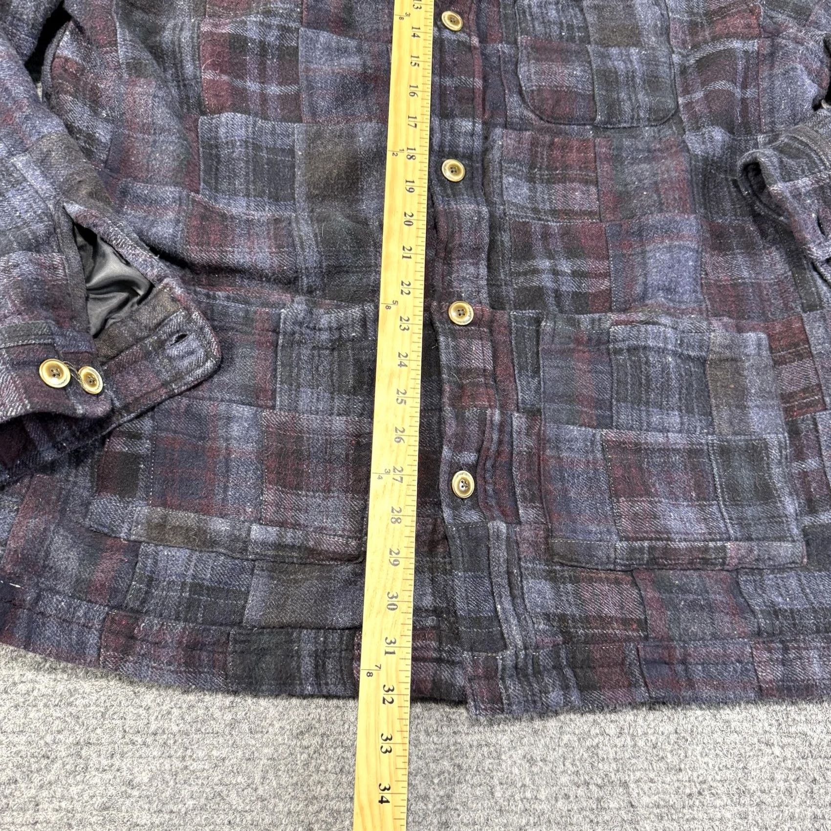 Corridor Corridor Mens Jacket Flannel Quilted Plaid 2XL Size US XXL / EU 58 / 5 - 7 Thumbnail