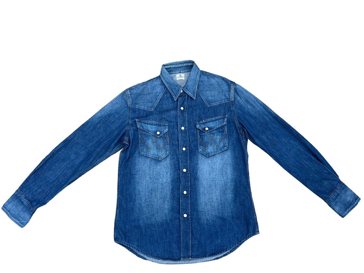 Wrangler Vintage Wrangler Blue Bell Denim Western Shirt Size US M / EU 48-50 / 2 - 1 Thumbnail
