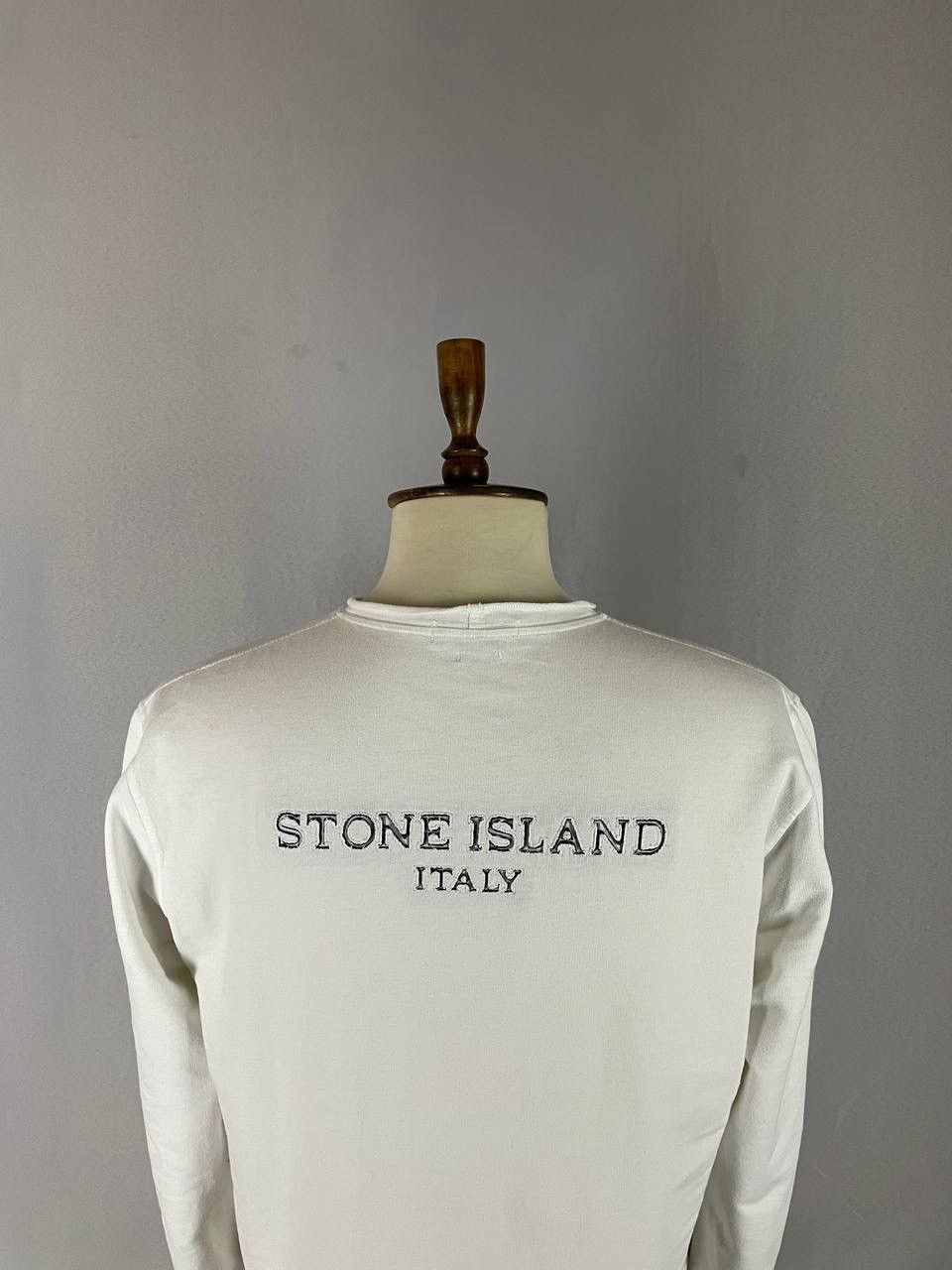 Stone Island Stone Island Crewneck White Sweatshirt Size US L / EU 52-54 / 3 - 11 Thumbnail