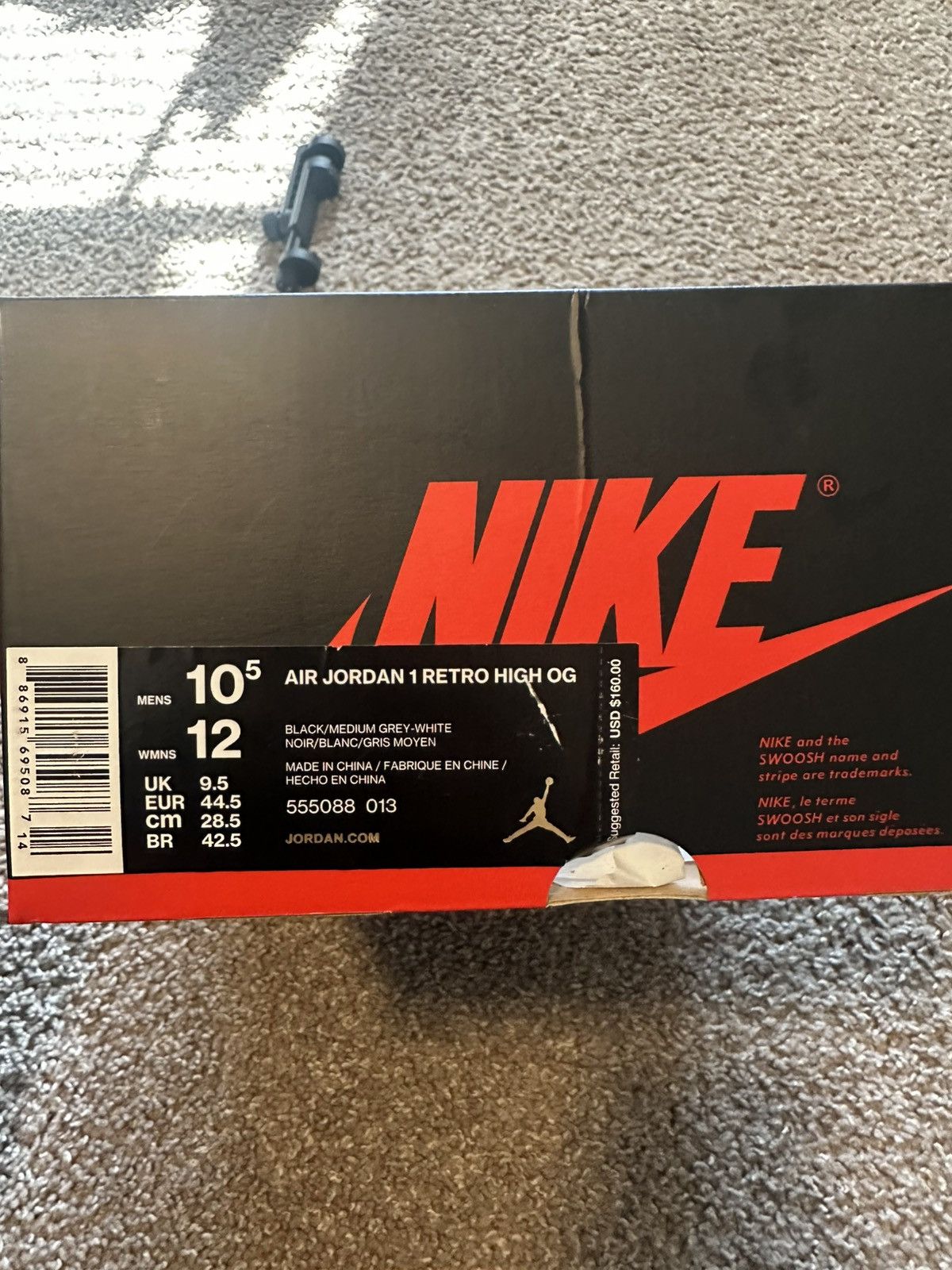 Jordan Brand Jordan Shadow 1 size 10.5 Size US 10.5 / EU 43-44 - 9 Thumbnail