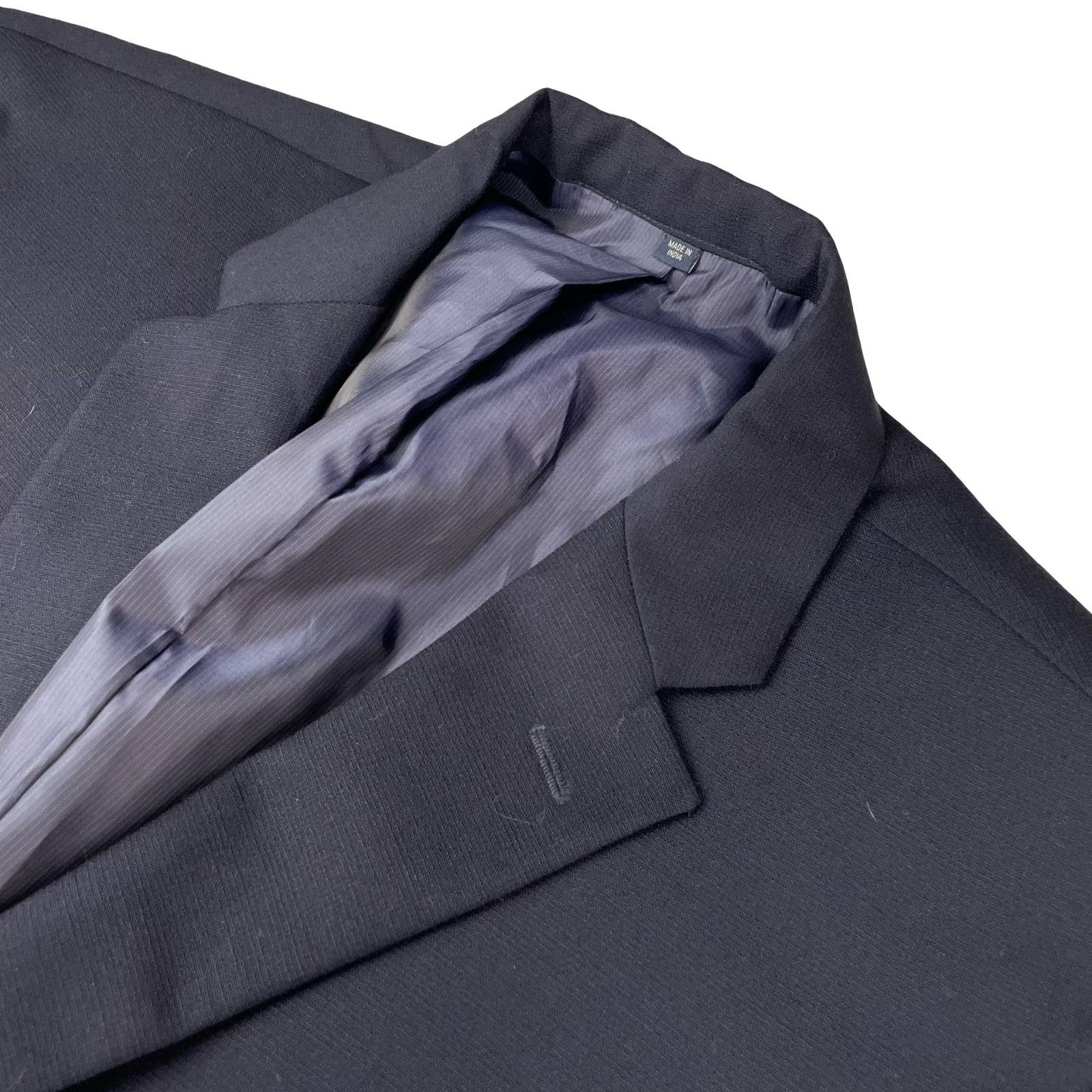 Jos. A. Bank Jos A Bank Men's Wool Blend 2-Button Tailored Fit Blazer Nav Size 46R - 1 Thumbnail