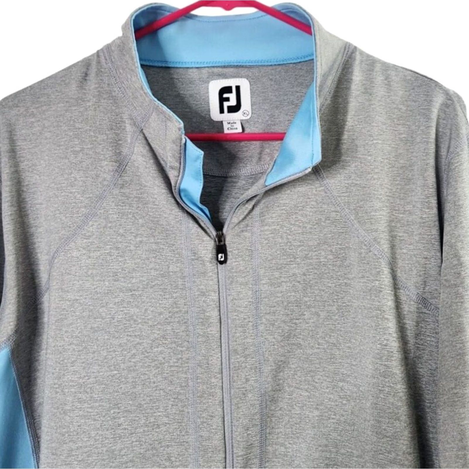 Footjoy FootJoy Womens Jacket Activewear Golf Full Zip Pockets XL Gray Size XL / US 12-14 / IT 48-50 - 3 Thumbnail
