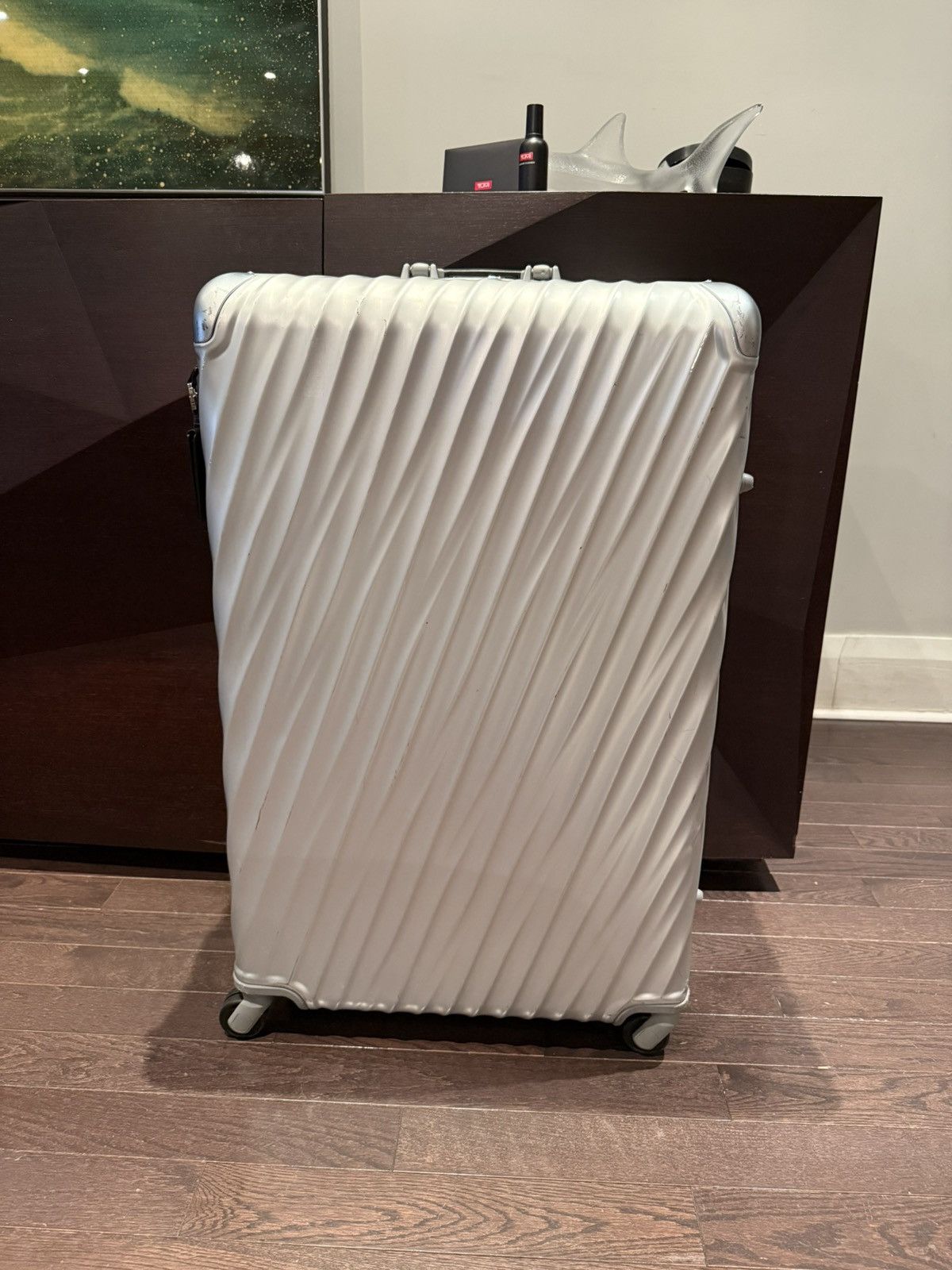 Tumi TUMI Extended Trip Packing Case Silver Aluminum 31” Luggage Size ONE SIZE - 3 Thumbnail