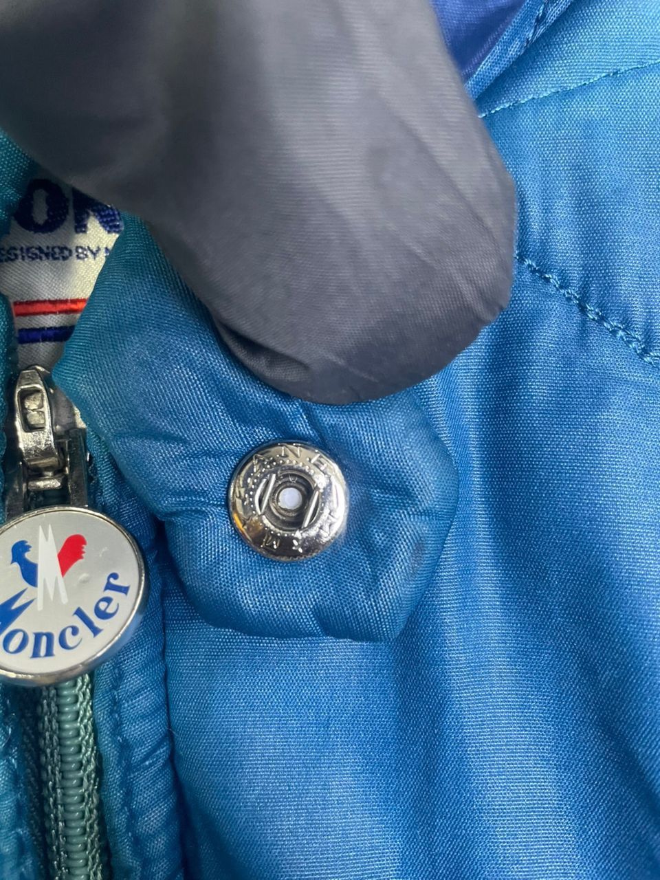 Moncler × Vintage Vintage 1990s Moncler Hoodie Jacket Size US L / EU 52-54 / 3 - 4 Thumbnail