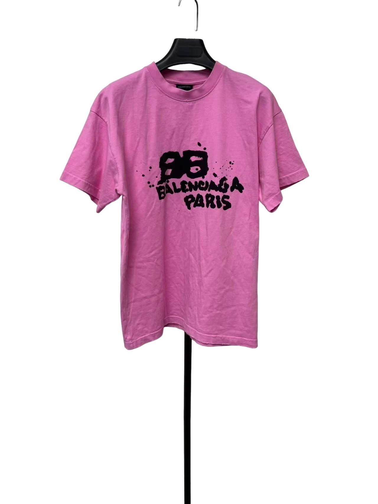 Balenciaga Balenciaga Graffiti Logo T-Shirt S Size S / US 4 / IT 40 - 1 Thumbnail