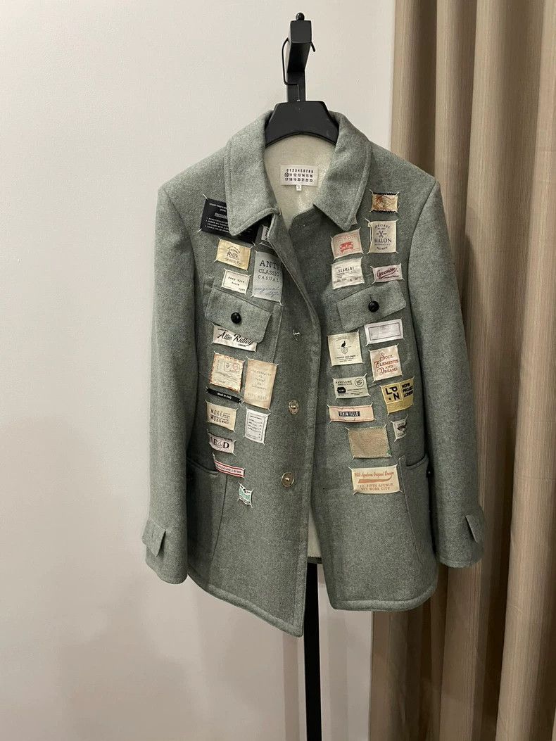 Maison Margiela Maison Margiela Medal tweed label lamb wool jacket coat 250 Size XL / US 12-14 / IT 48-50 - 3 Thumbnail