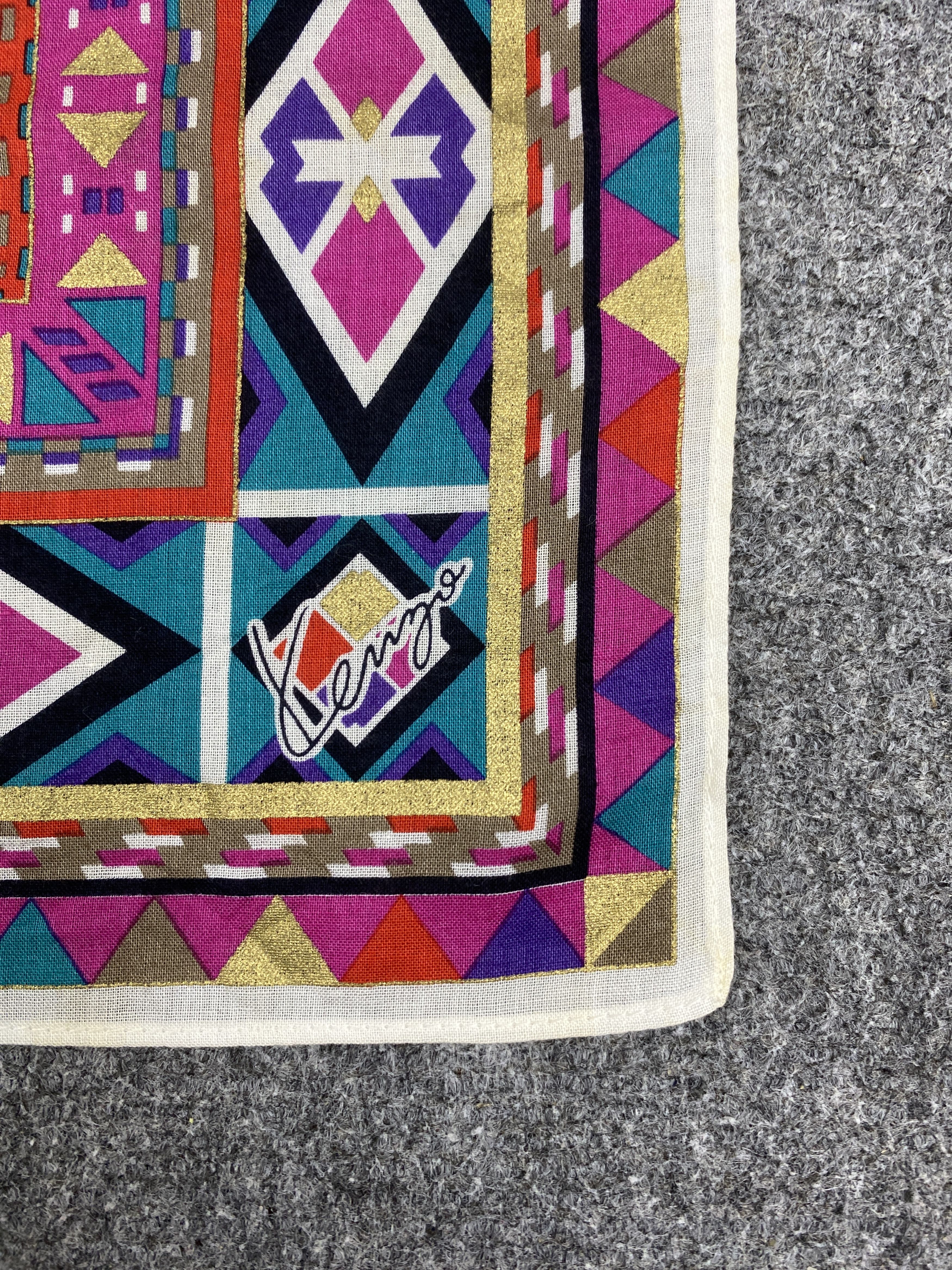 Kenzo Kenzo Handkerchief / Neckerchief / Bandana HKC0594 Size ONE SIZE - 6 Thumbnail