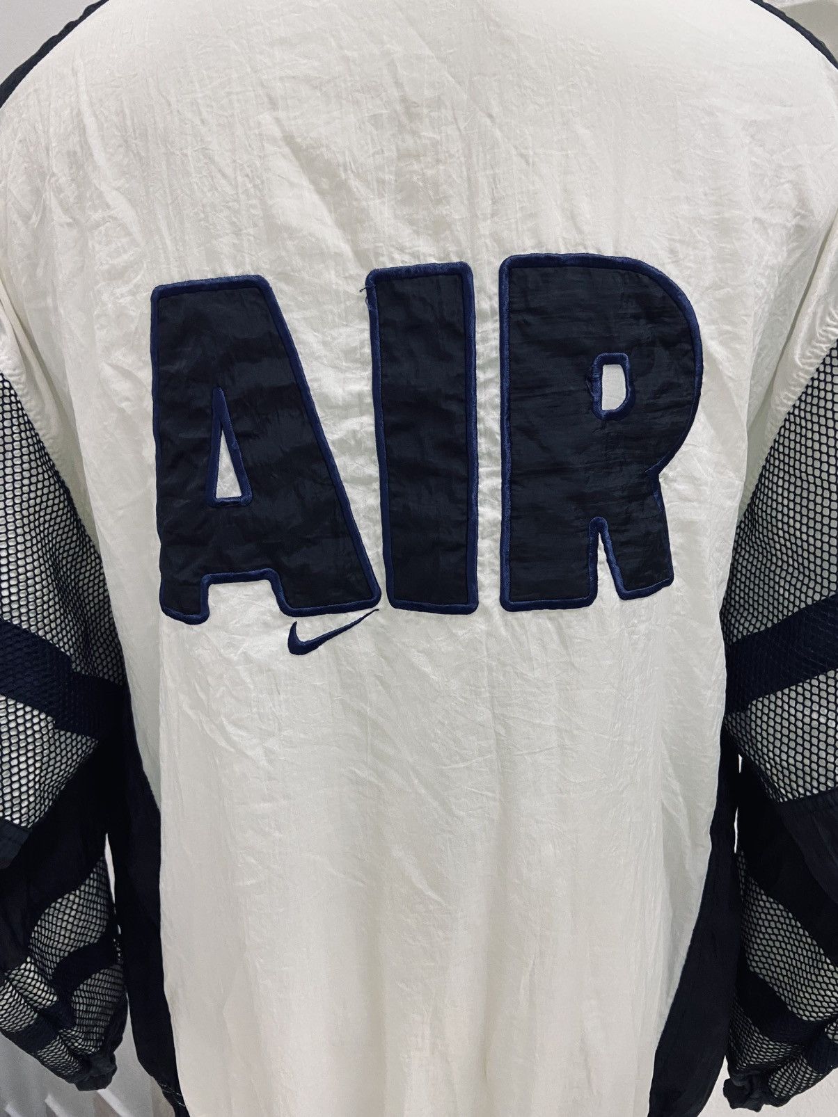Nike × Vintage VINTAGE 90's NIKE AIR UPTEMPO WINDBREAKER Size US L / EU 52-54 / 3 - 11 Thumbnail