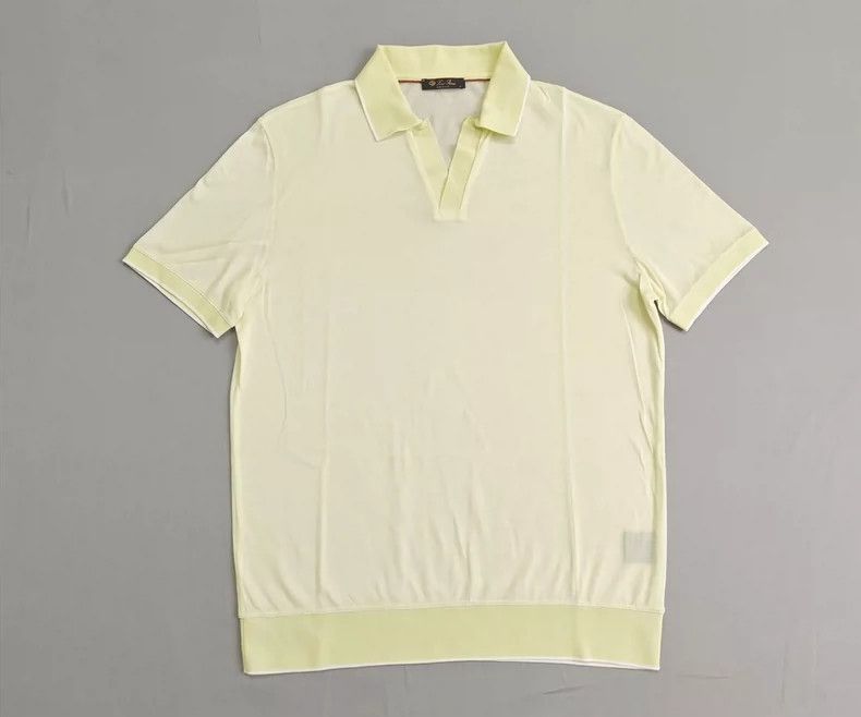 Loro Piana LORO PIANA Men's seagull collar polo shirt short sleeves Size US M / EU 48-50 / 2 - 1 Thumbnail