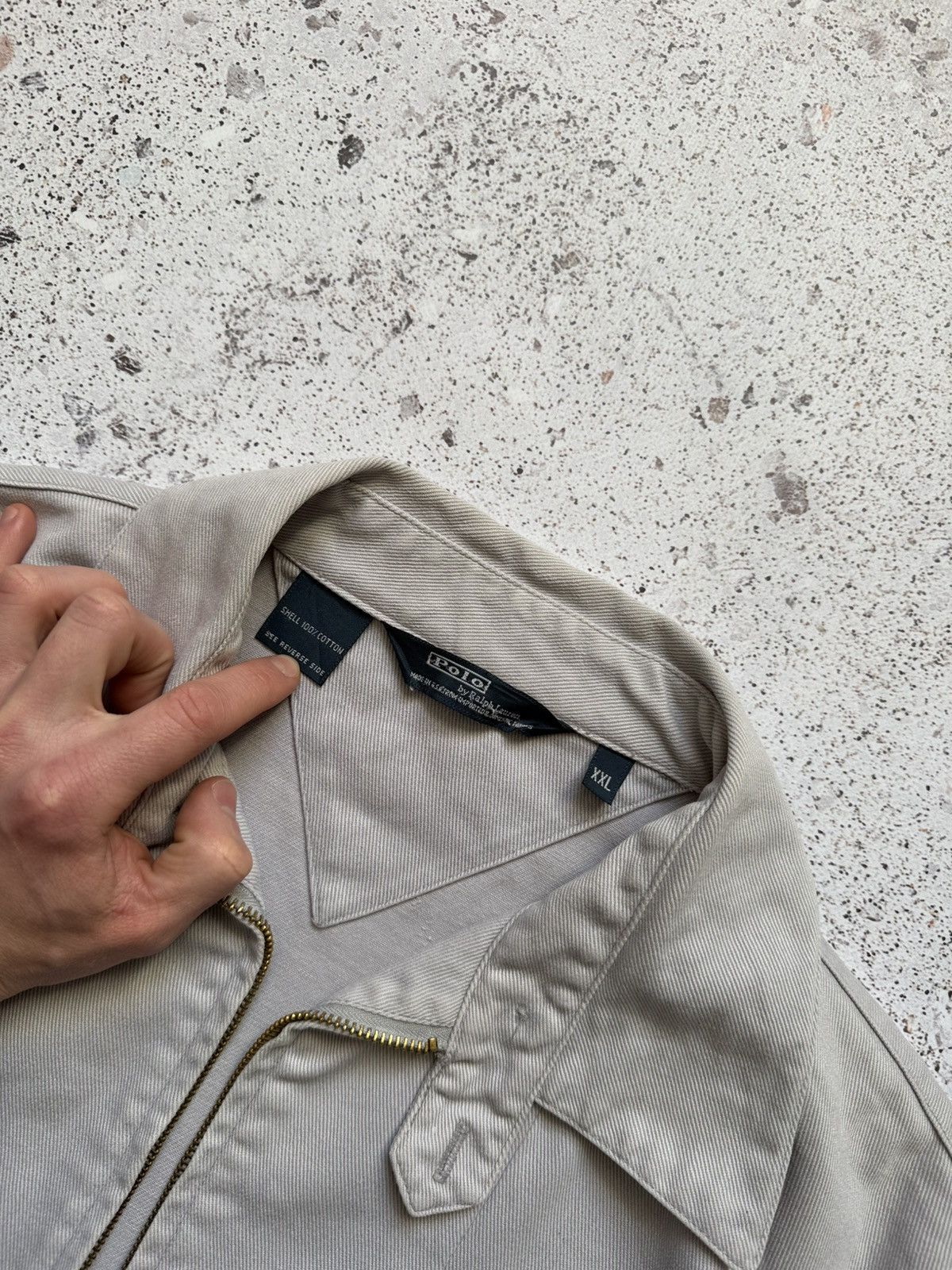 Polo Ralph Lauren Vintage polo ralph lauren white bomber jacket Size US XXL / EU 58 / 5 - 4 Thumbnail