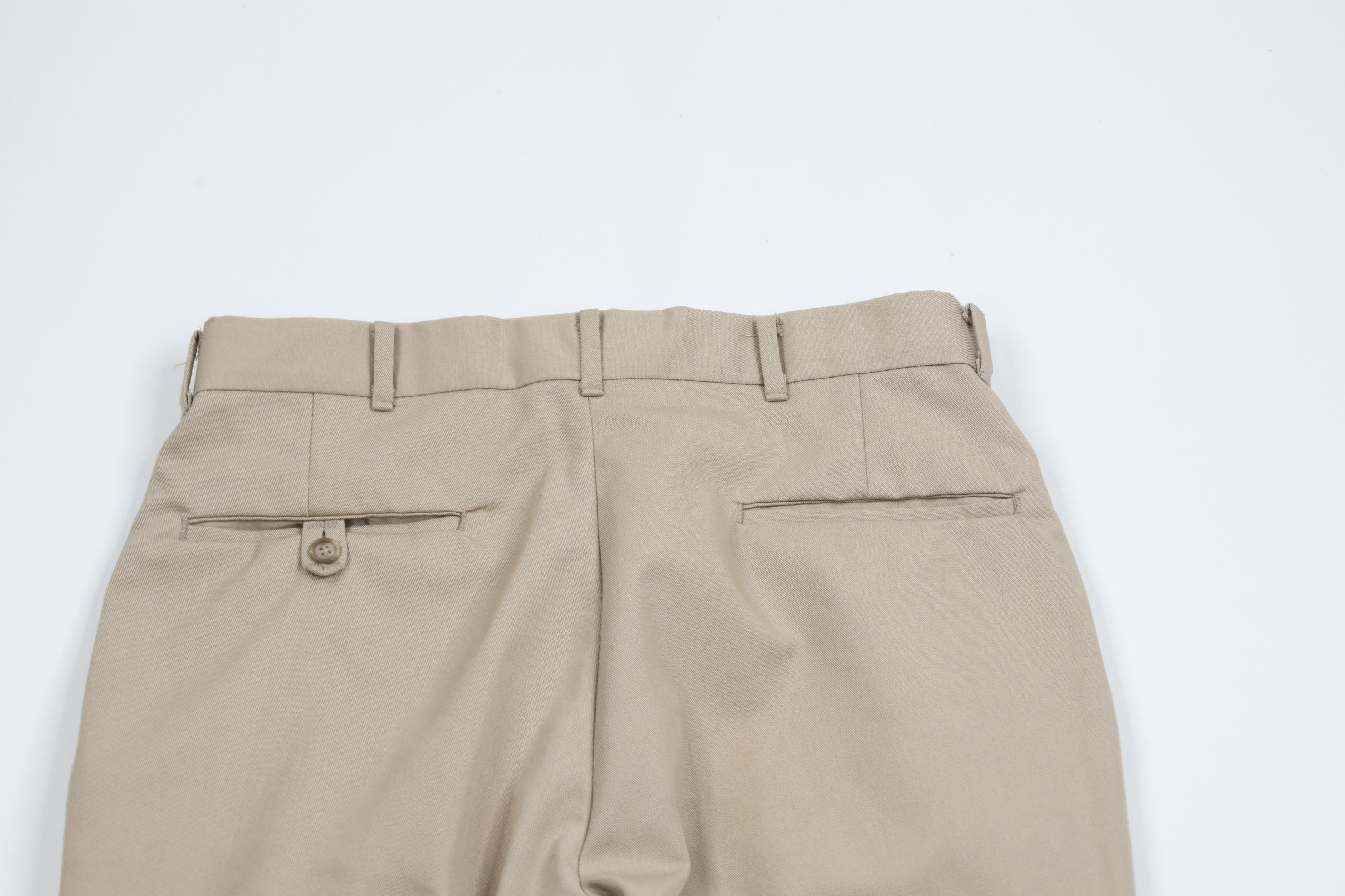 Vintage Vintage 70s Streetwear Wide Leg Cotton Chino Pants Beige USA Size US 30 / EU 46 - 10 Thumbnail