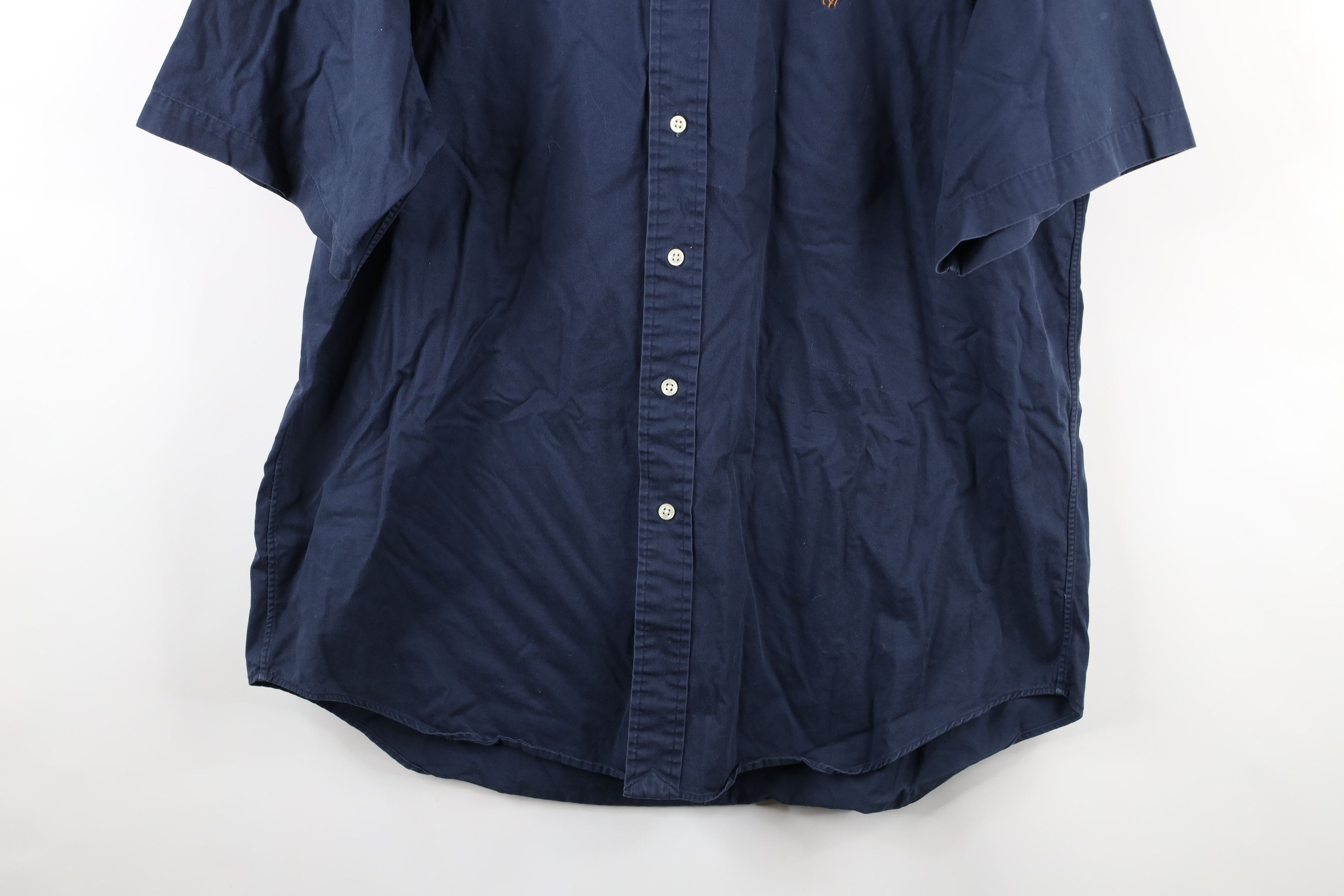 Polo Ralph Lauren Vintage Ralph Lauren Short Sleeve Collared Button Down Shirt Size US L / EU 52-54 / 3 - 3 Thumbnail