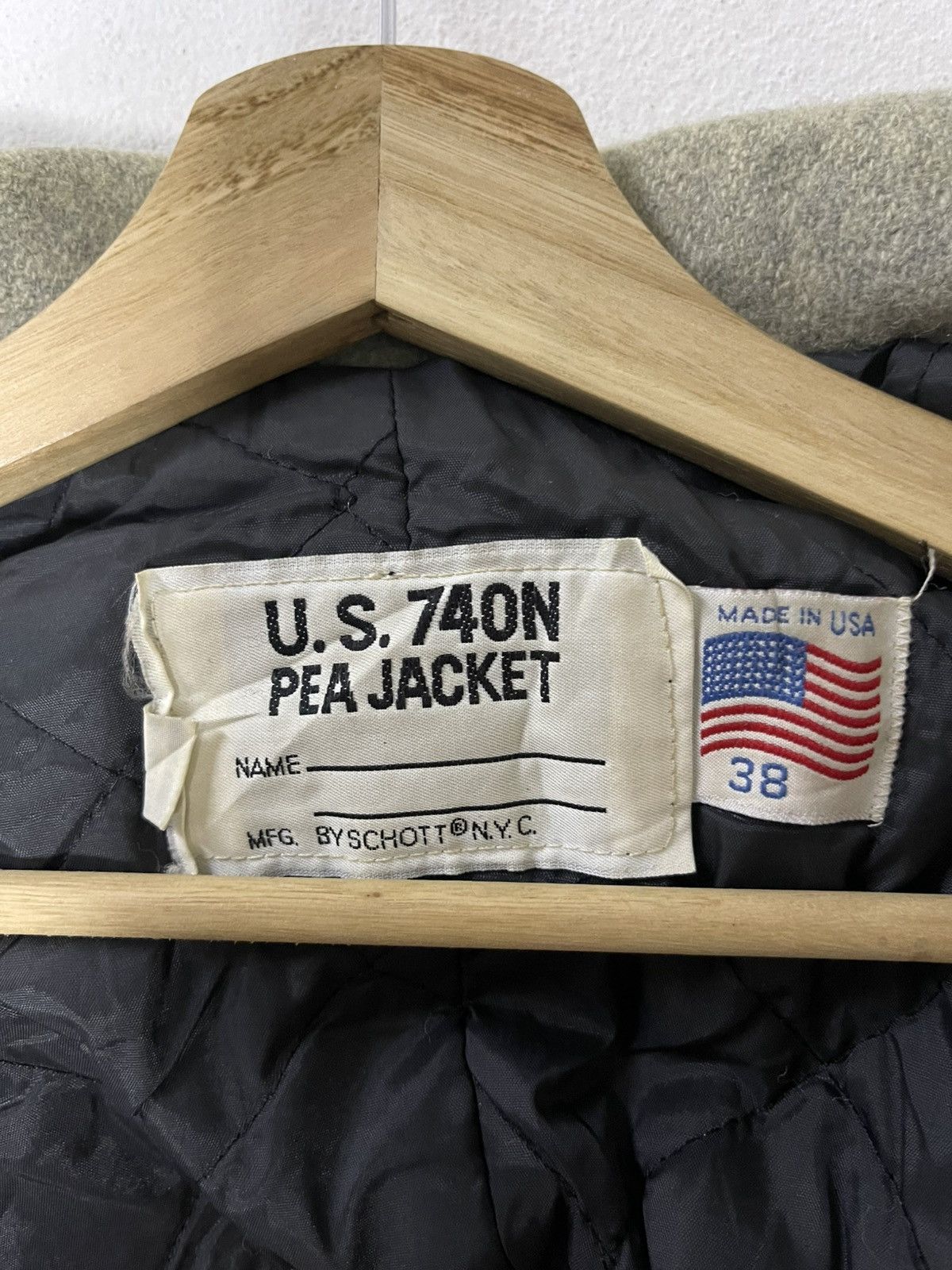 Schott Vintage Schott U.S. 740N Pea Jacket Size US M / EU 48-50 / 2 - 12 Thumbnail