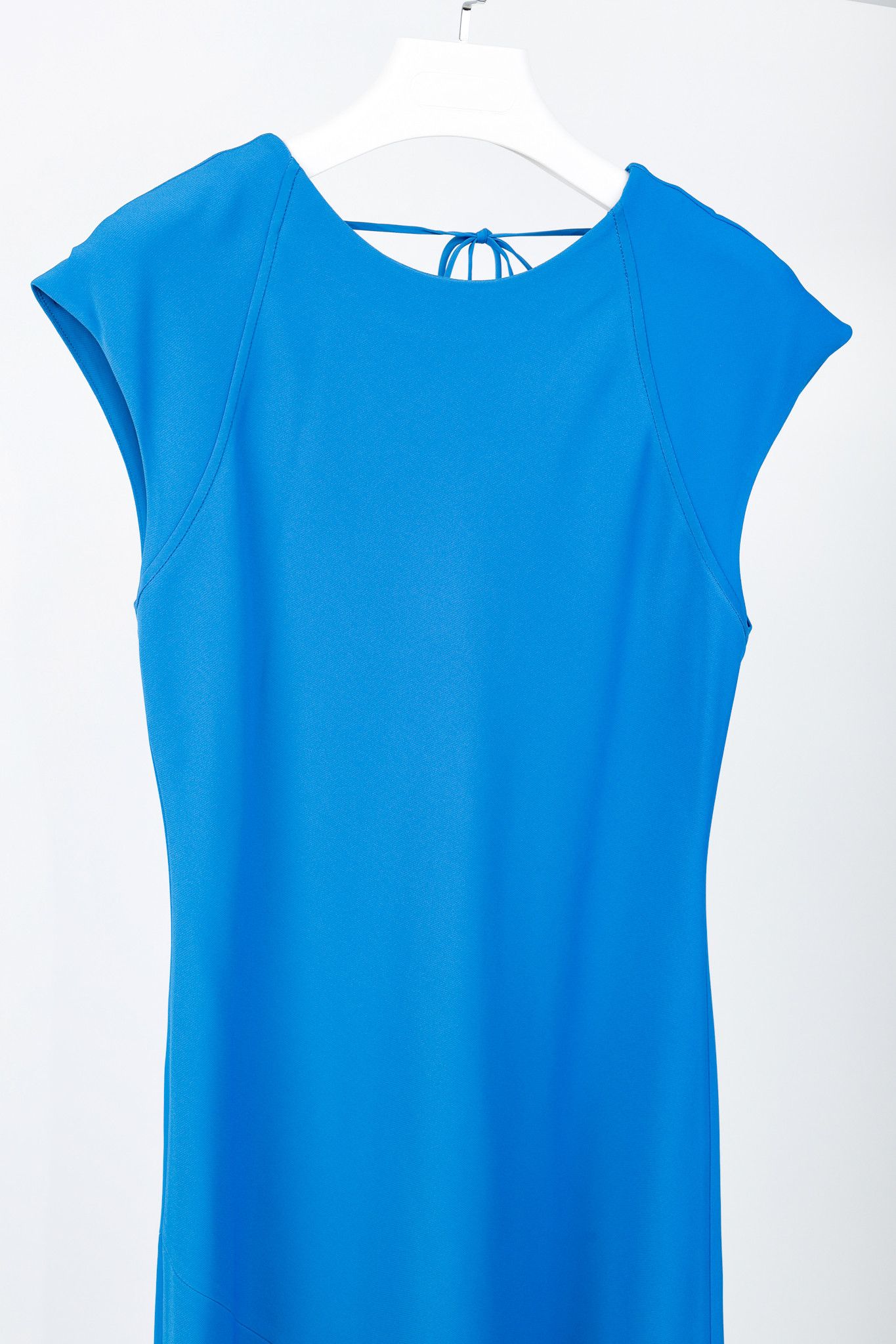 Lafayette 148 Lafayette 148 Classic Cobalt Cap-Sleeve V-Back Gown Size M / US 6-8 / IT 42-44 - 3 Thumbnail