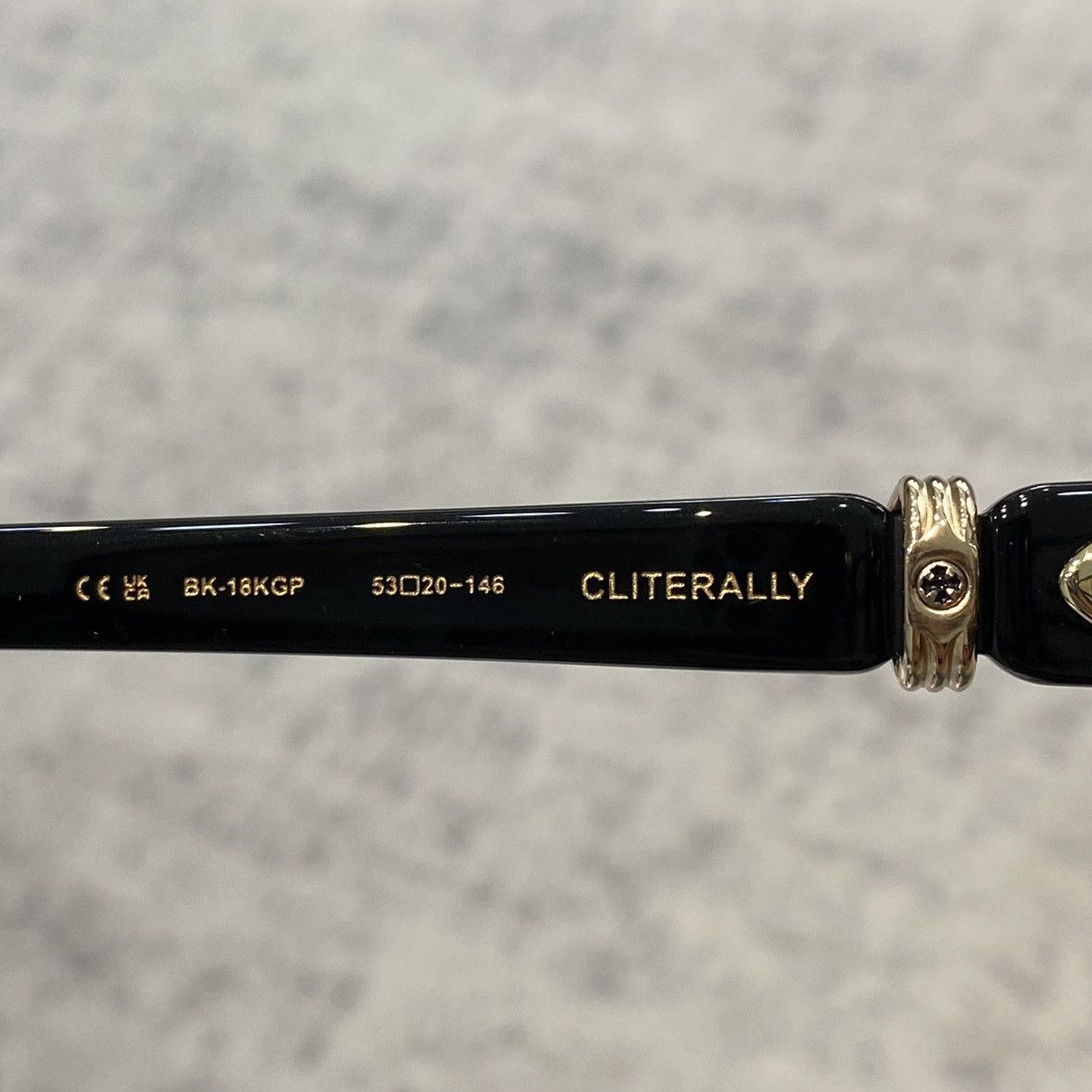 Chrome Hearts CHROME HEARTS CLITERALLY BLACK-18KGP Size ONE SIZE - 7 Thumbnail
