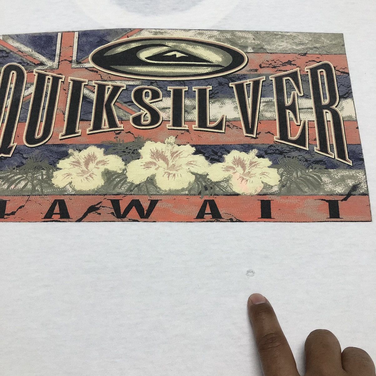 Quiksilver Rare‼️🔥Vintage Distress Quiksilver Hawaii T-Shirt Size US M / EU 48-50 / 2 - 6 Thumbnail