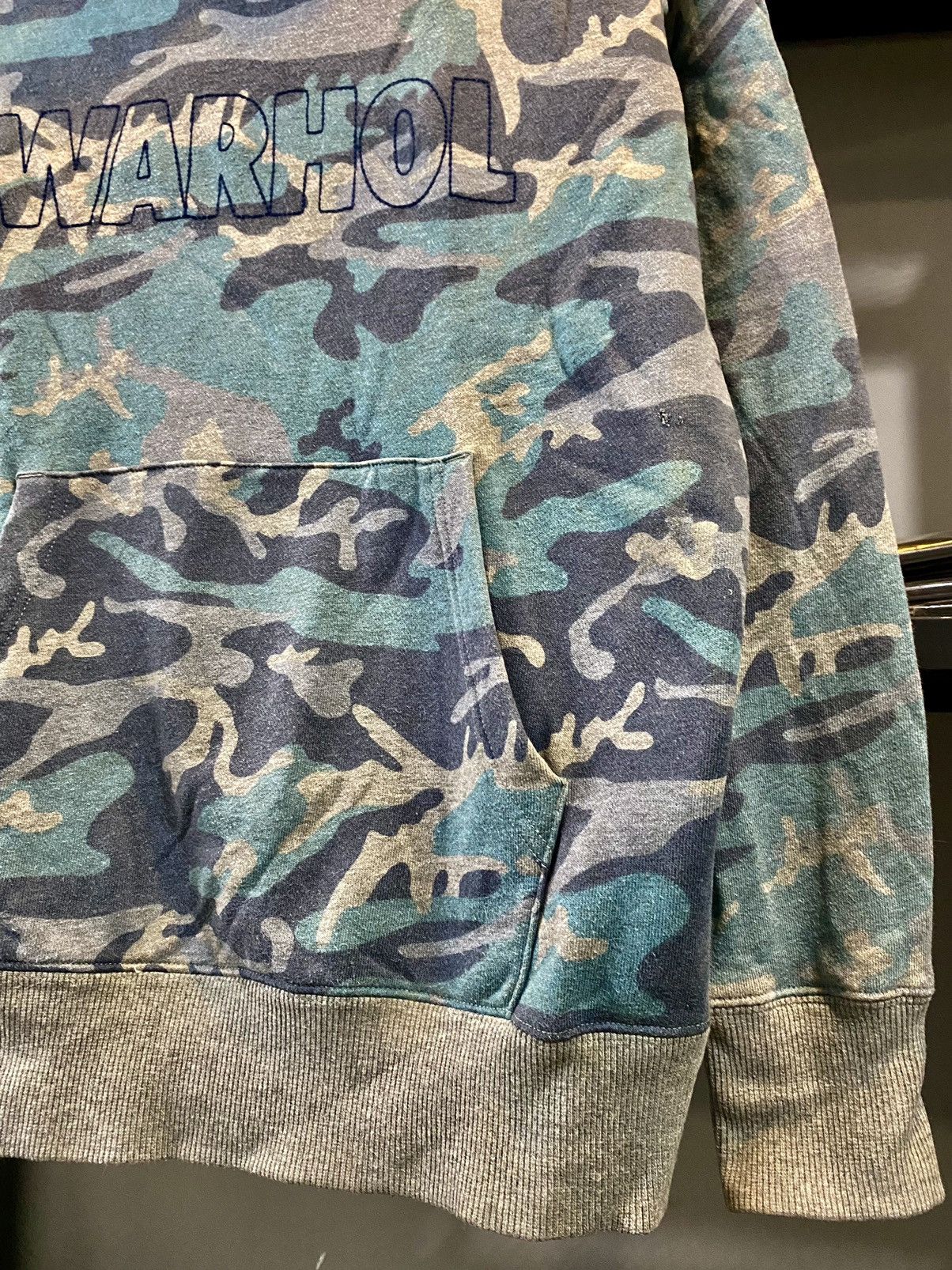 Japanese Brand Andy Warhol x SPRZNY Camo Blue Print Hoodie Japanese Size US L / EU 52-54 / 3 - 5 Thumbnail