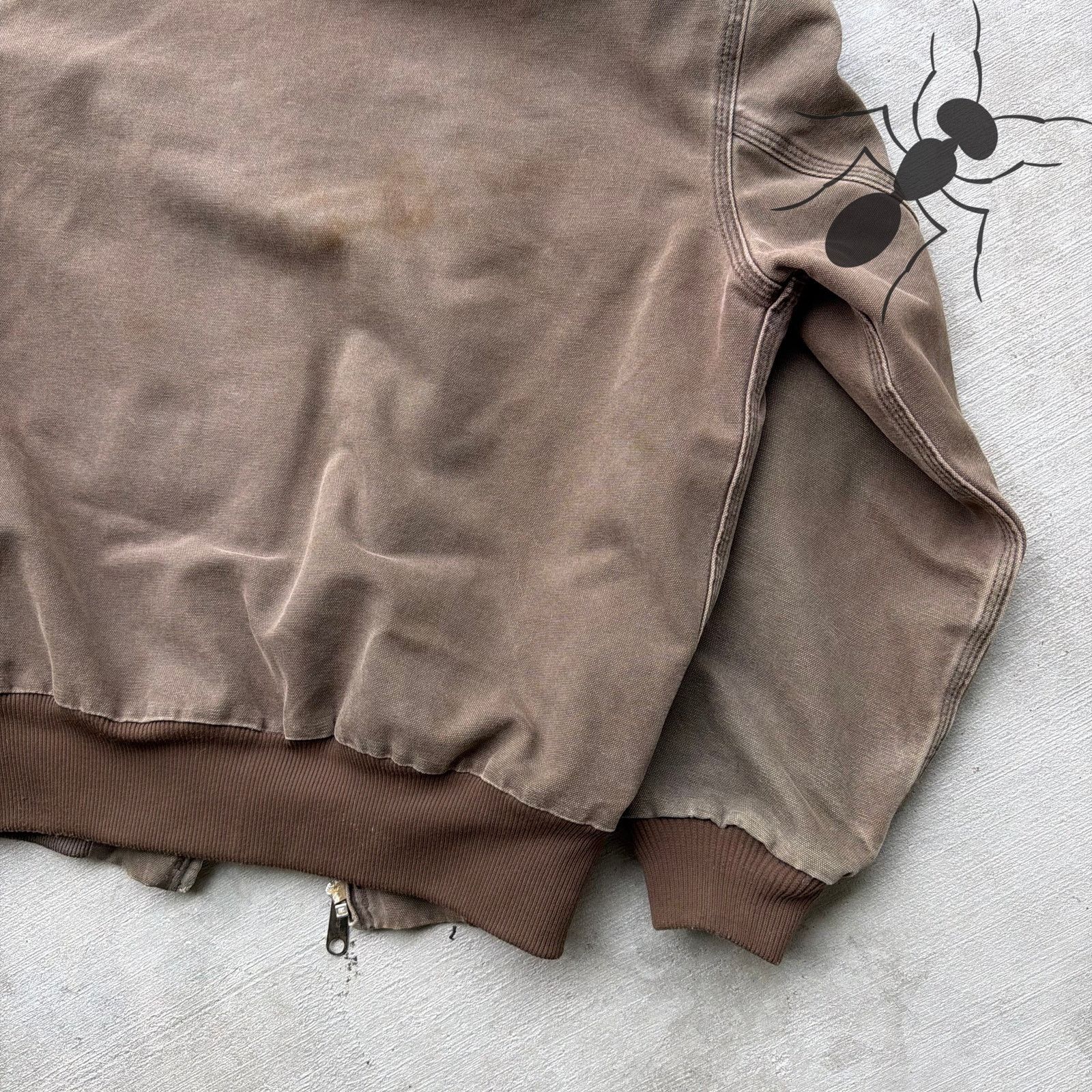 Carhartt × Vintage Carhartt brown hooded work wear jacket Size US S / EU 44-46 / 1 - 8 Thumbnail