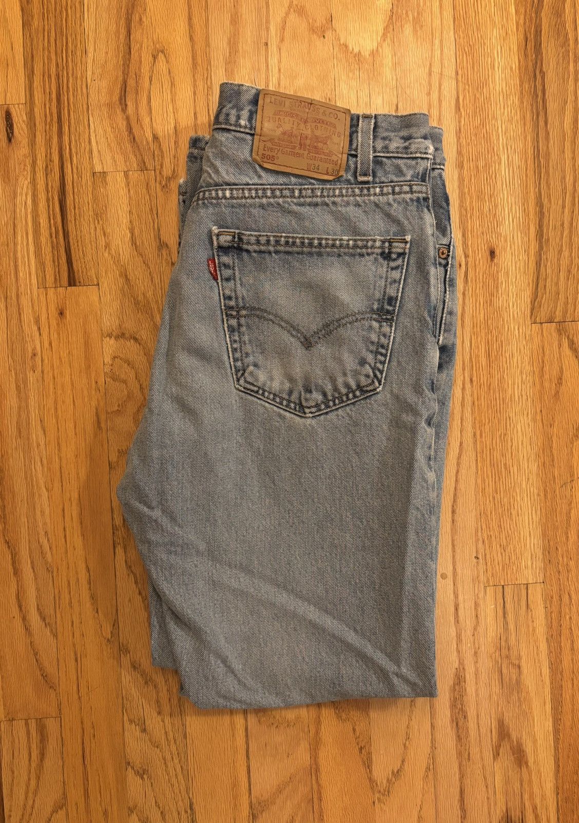 Levi's Vintage Clothing Light Wash Vintage Levi 505’s Size US 34 / EU 50 - 7 Thumbnail