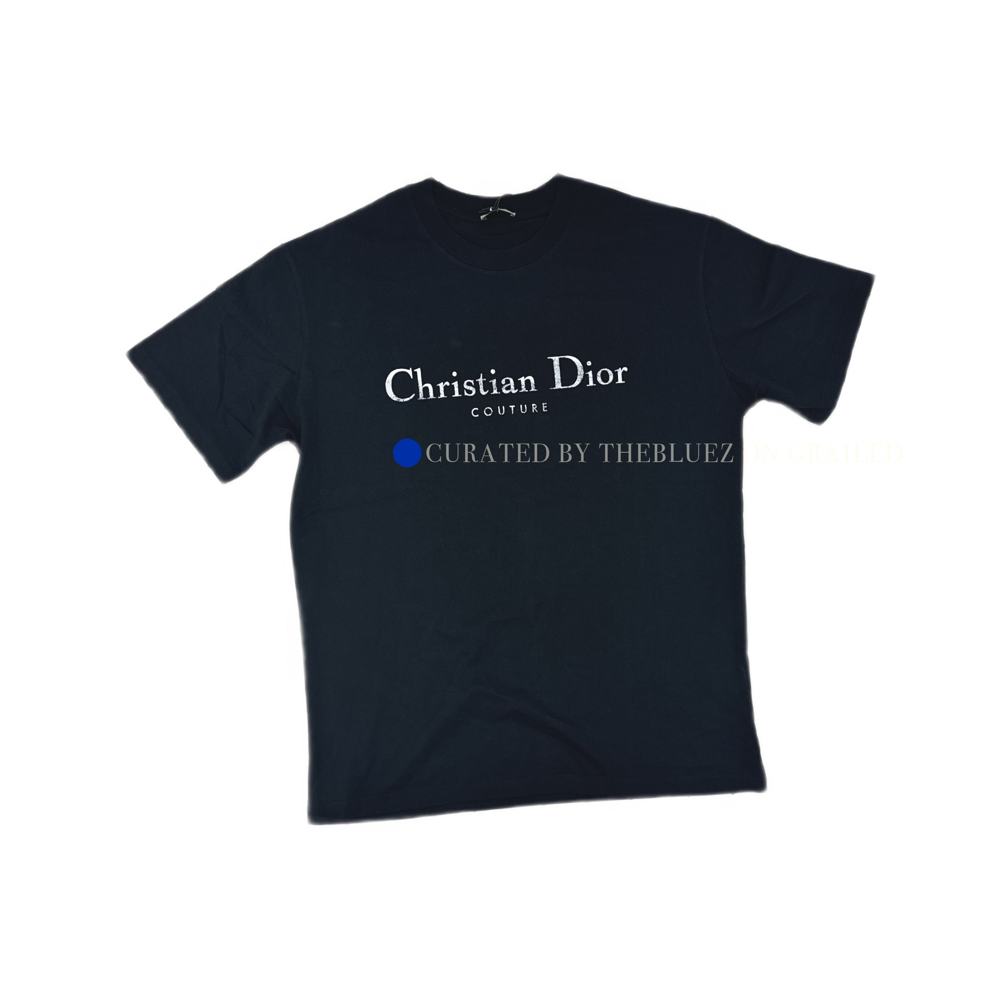 Dior 2018 Dior Homme Atelier Men's Logo-printed Black T-shirt