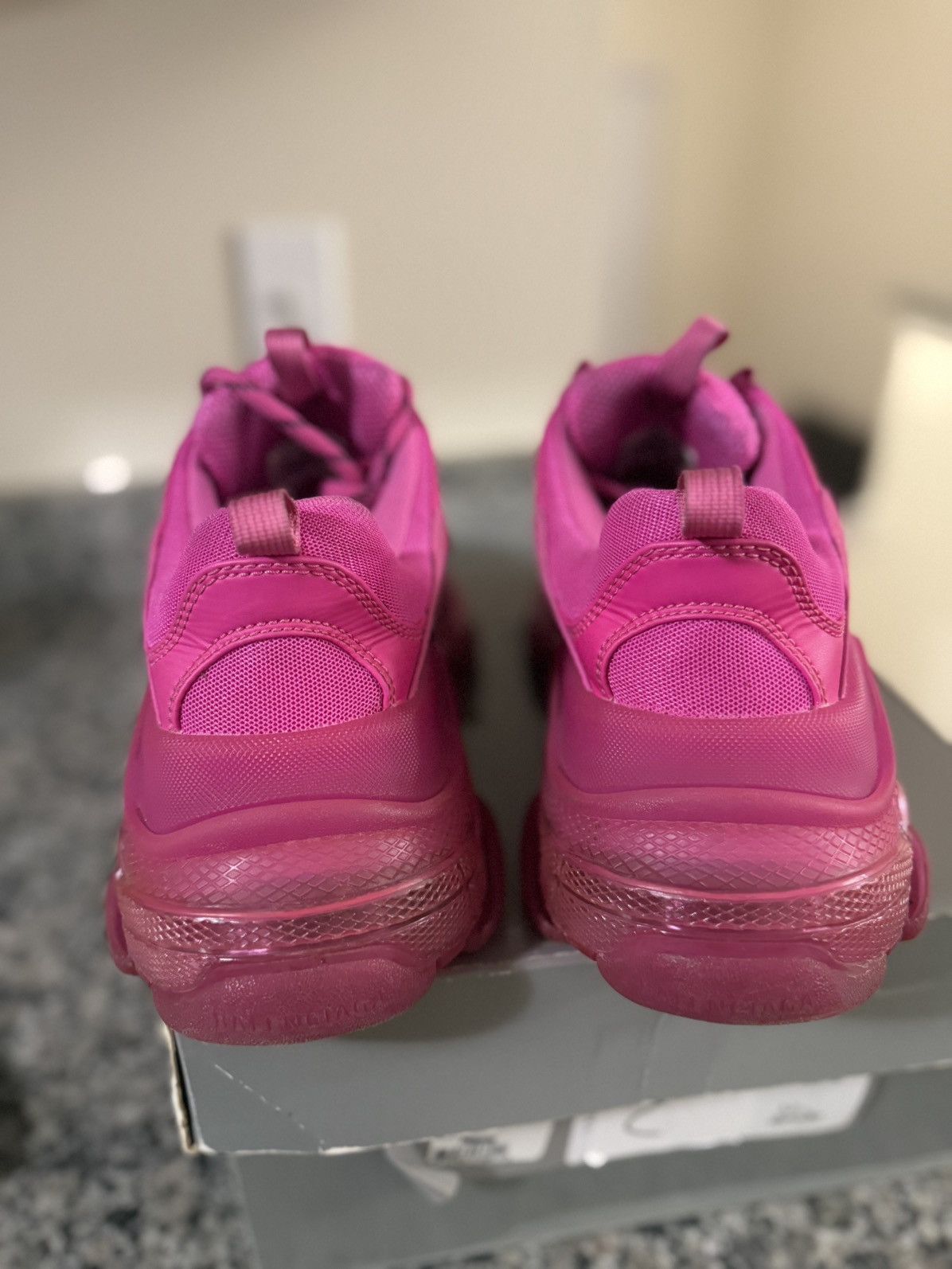 Balenciaga Balenciaga Pink Low Top Triple S 42EU/12US Women Size US 12 / IT 42 - 17 Thumbnail