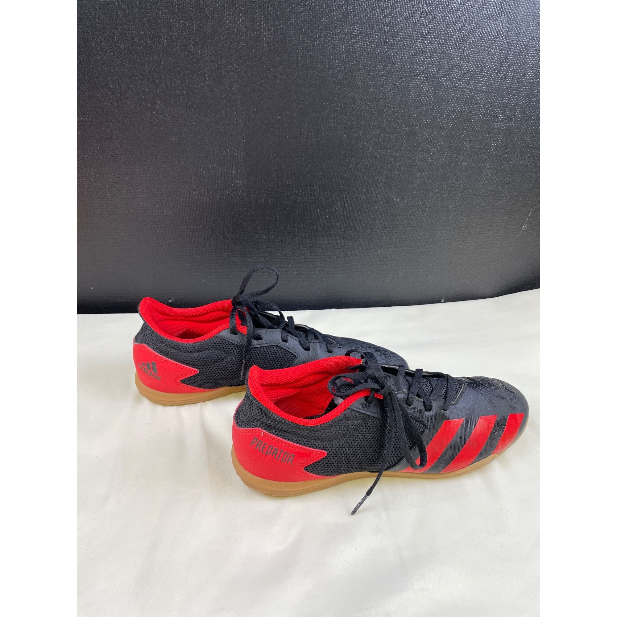 Adidas Adidas Men's Predator Black / Red low top Sneakers/Shoes Siz Size US 11.5 / EU 44-45 - 3 Thumbnail