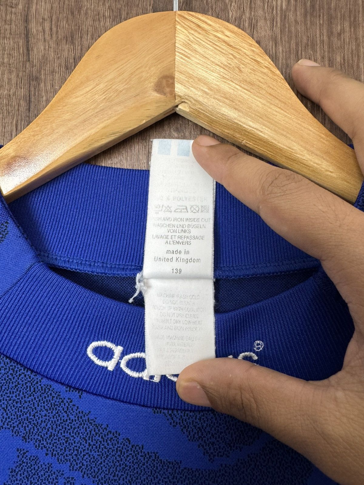 Adidas VINTAGE RARE ADIDAS RANGERS 94-96 HOME FOOTBALL JERSEY Size US XL / EU 56 / 4 - 7 Thumbnail