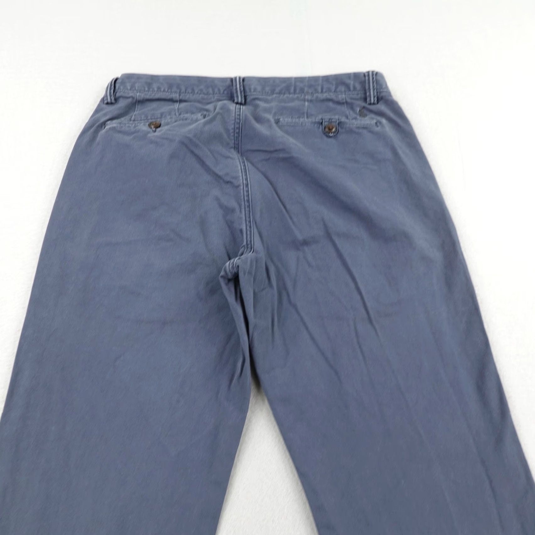 Polo Ralph Lauren POLO RALPH LAUREN Pants Mens 33x32 Blue Chino Cotton Twill Stretch Pony Logo Classic Size US XS / EU 42 / 0 - 5 Thumbnail