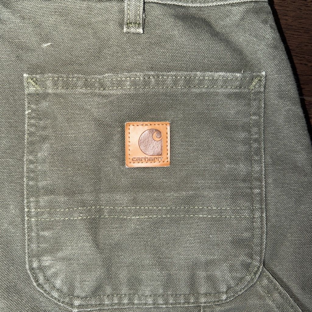 Carhartt Carhartt Carpenter Pants — Faded Olive Green Size US 32 / EU 48 - 4 Thumbnail