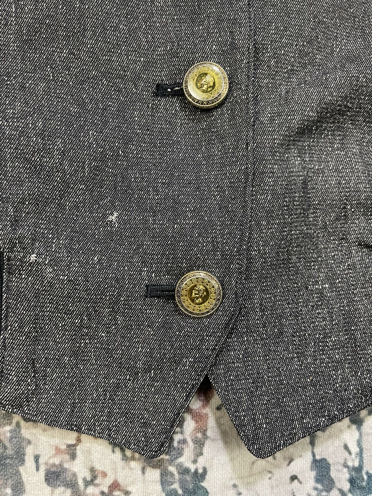 Japanese Brand Co Collo Made Katayama Speckled Stud Detail Jacket Size M / US 6-8 / IT 42-44 - 9 Thumbnail