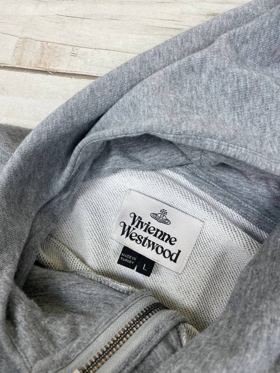 Vivienne Westwood Vivienne Westwood Zip Up Hoodie Logo Orb Size US L / EU 52-54 / 3 - 10 Thumbnail