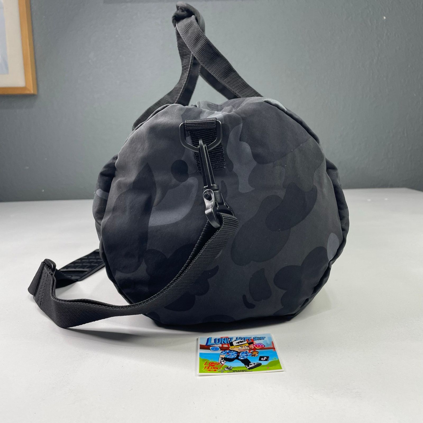 Bape 2007 BAPE Black Camo Boston Duffle Bag Size ONE SIZE - 8 Thumbnail