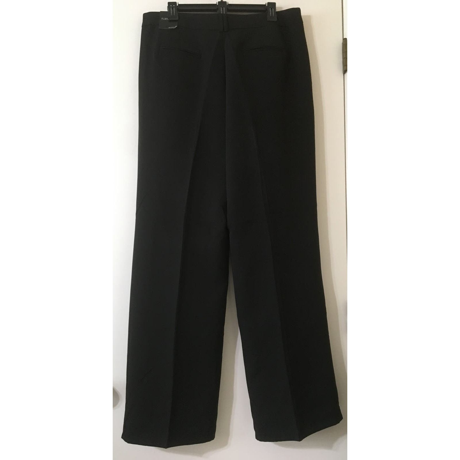 Other NWT Flirtations Size 15 Young Contemporary Black Slacks Size 36" / US 14 / IT 50 - 2 Thumbnail